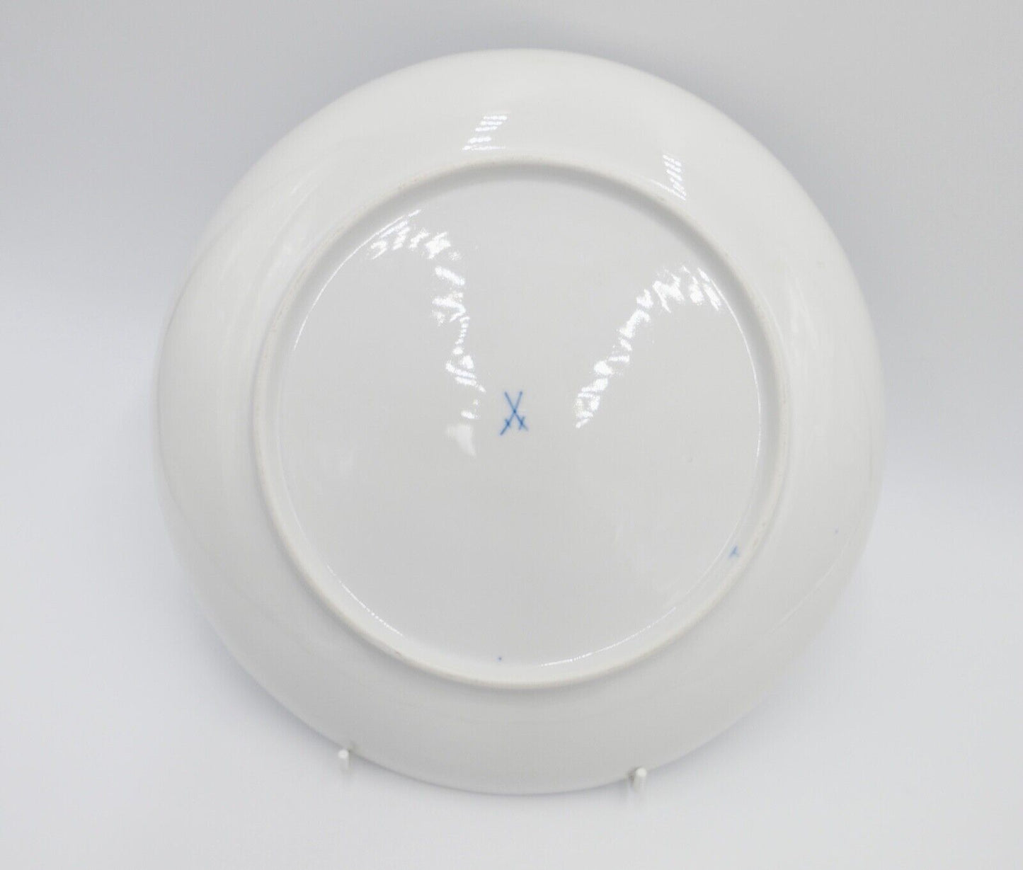 1970er Meissen 2. Wahl Zwiebelmuster 27 cm Wandteller Servierteller große Schale - Antikhandel-Stuttgart