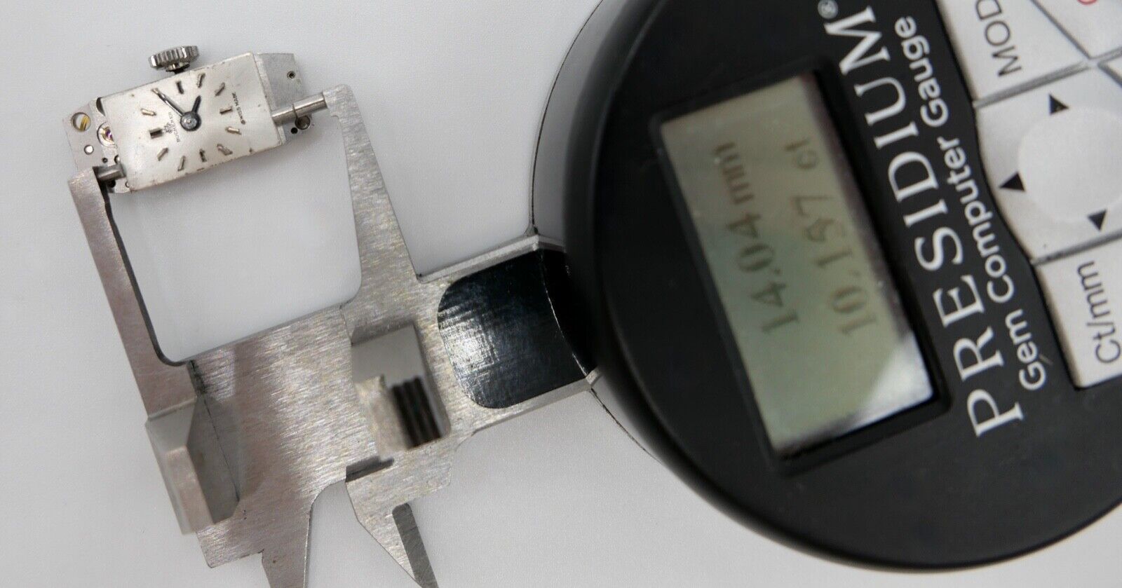 LÄUFT Bucherer Cal. 59-21 Uhrwerk Ziffernblatt Zeiger Krone voll funktionsfähig - Antikhandel-Stuttgart