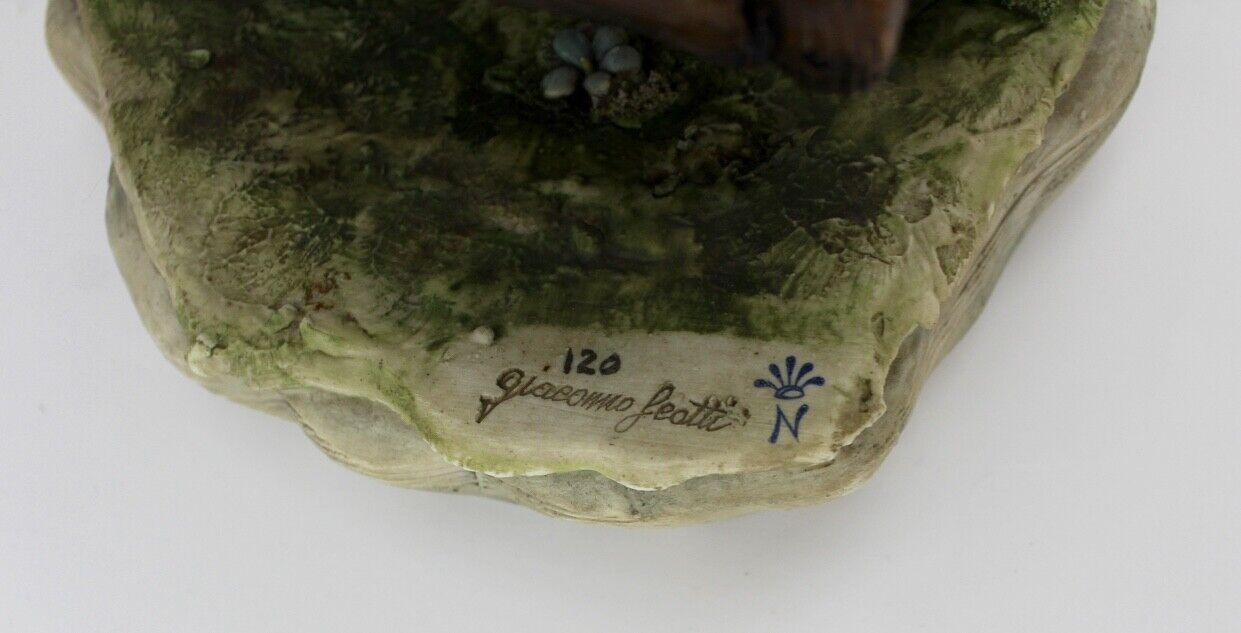 GROßE SCHWERE CAPODIMONTE Porzellan Gruppe Figur " Giacomo Scotti " 37 cm 4,1 KG - Antikhandel-Stuttgart