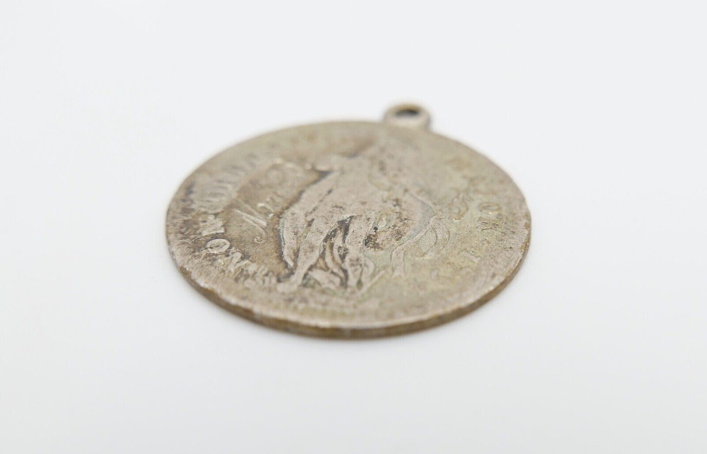 Italien Genua 1 Lire Silber 1794 mit Öse und Gravur ss-vz - Antikhandel-Stuttgart