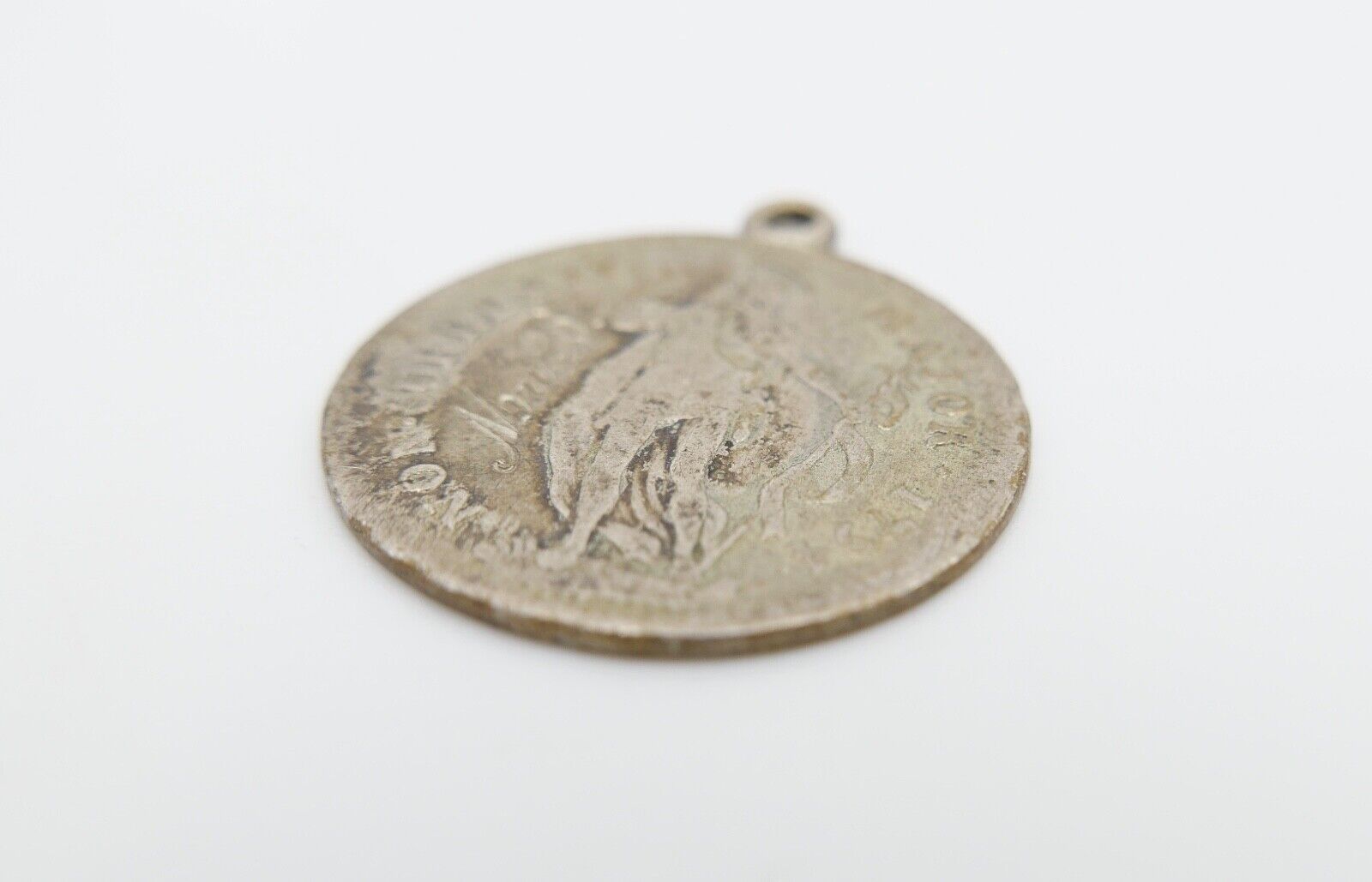 Italien Genua 1 Lire Silber 1794 mit Öse und Gravur ss-vz - Antikhandel-Stuttgart