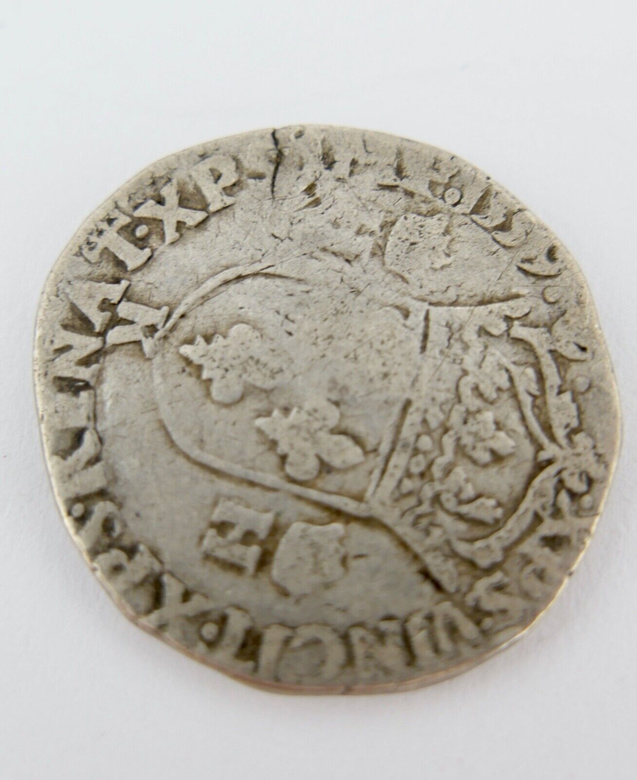 1558 K FRANZÖSISCHE KÖNIGLICHE MÜNZEN Henri II (1547-1559) 1/2 teston 2e type - Antikhandel-Stuttgart
