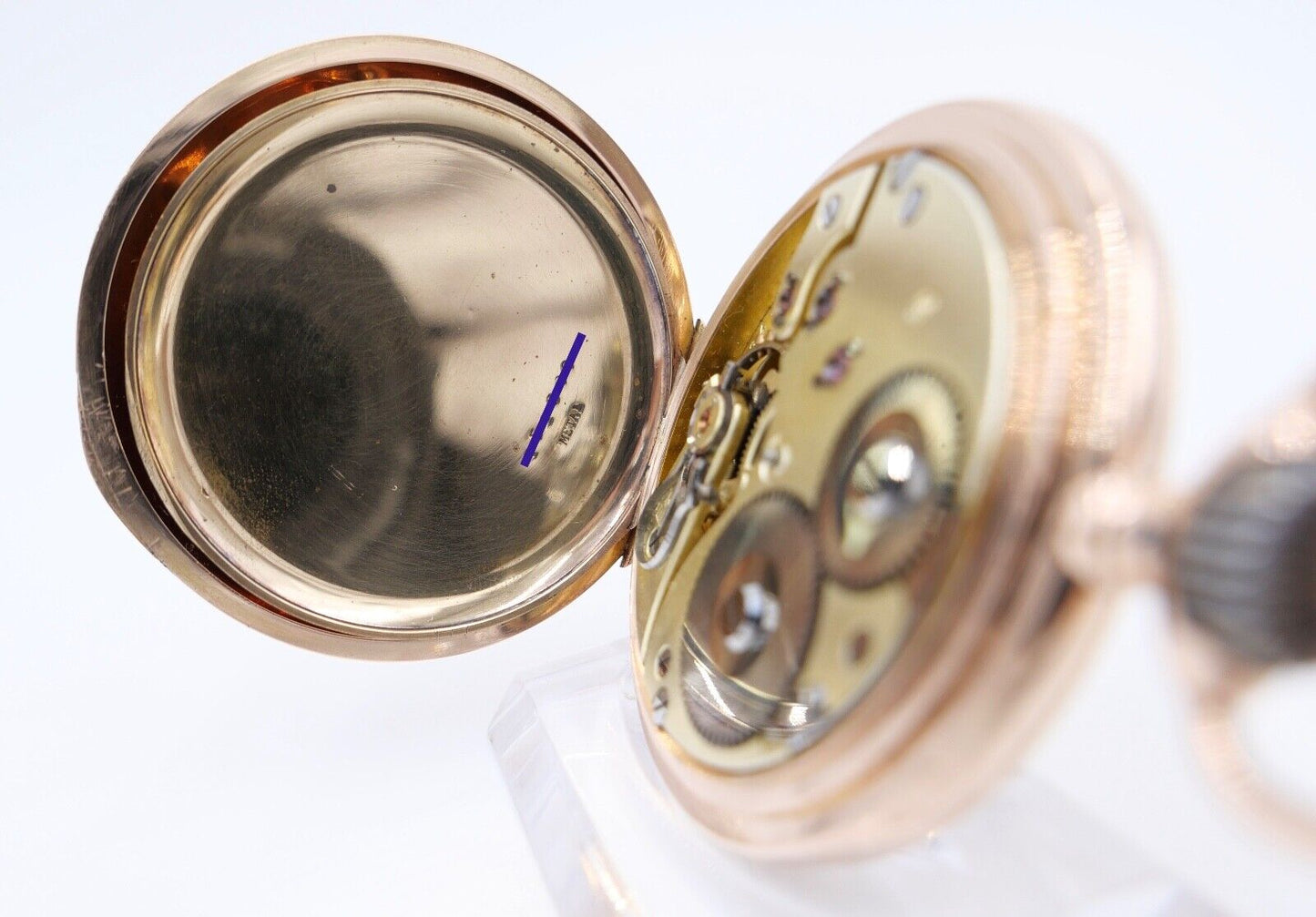 IWC Taschenuhr 585 / 14K GOLD 50mm 1894-1896 Savonette Cal. 53 - Antikhandel-Stuttgart