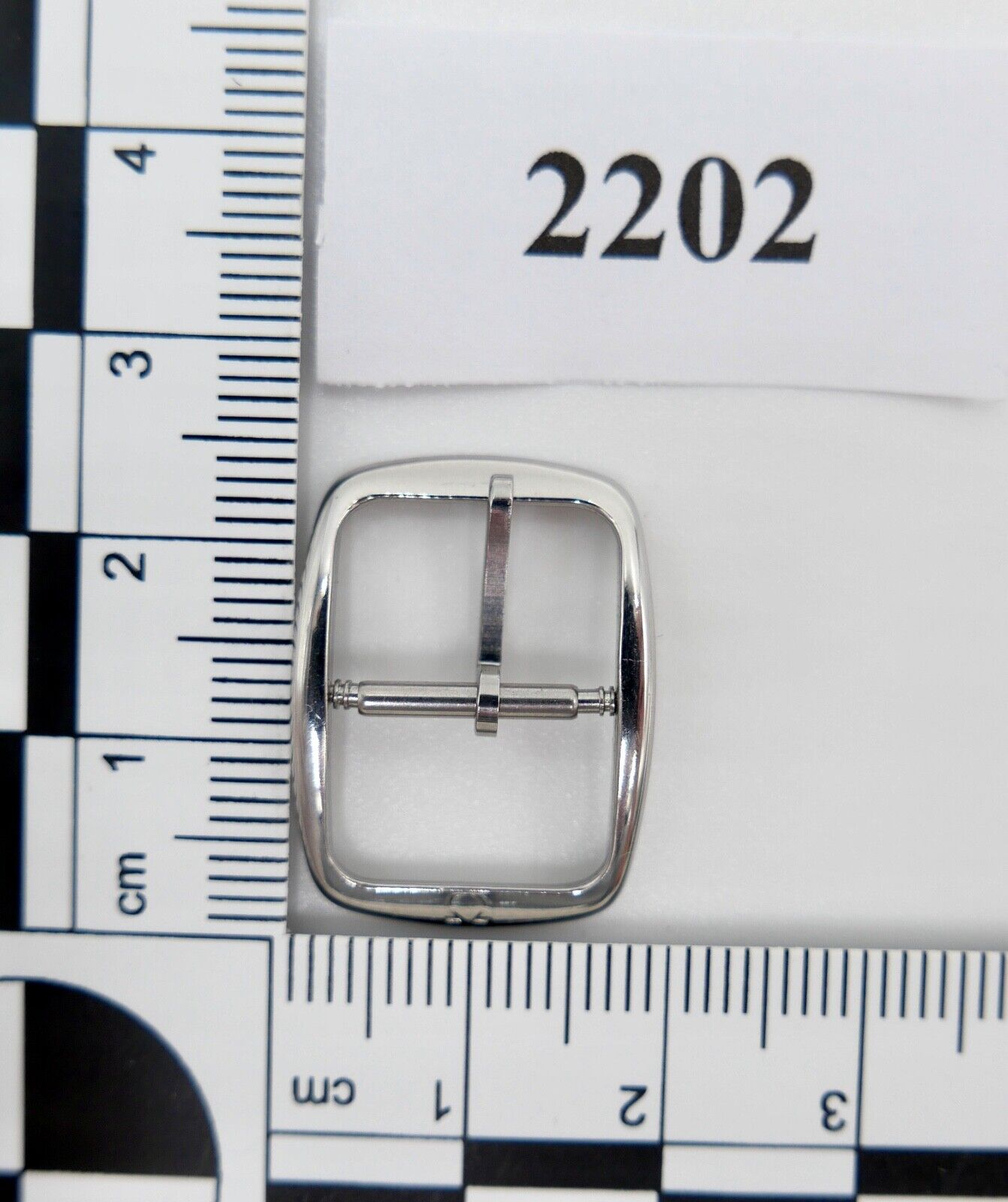 ORIGINAL alte OMEGA Dornschließe EDELSTAHL Armbanduhr 14mm CLASP BUCKLE - Antikhandel-Stuttgart