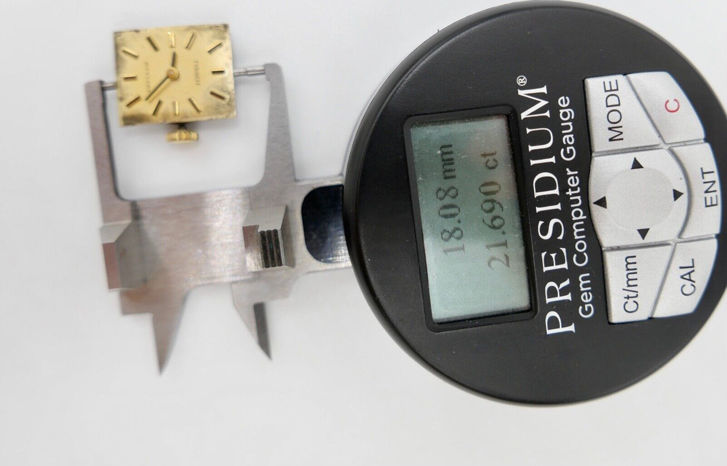 LÄUFT Tissot Stylist 709-1 Uhrwerk Ziffernblatt Zeiger Krone voll funktionsfähig - Antikhandel-Stuttgart