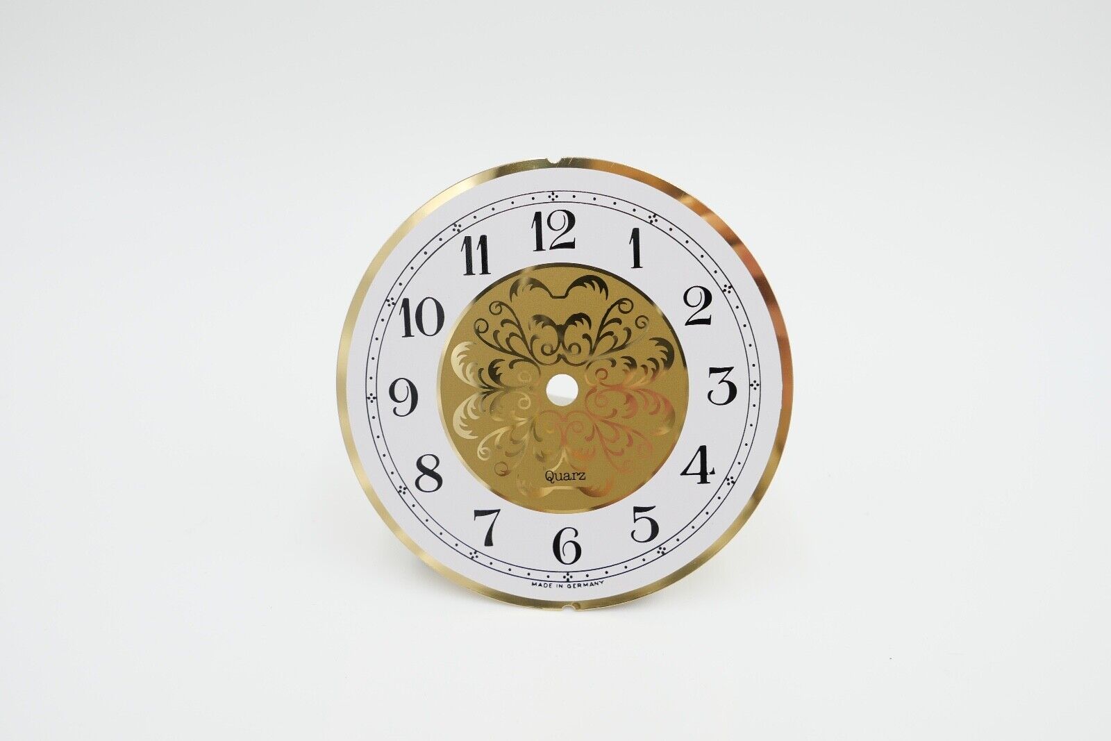 NEU Uhrmacherauflösung Zifferblatt Messing flora lTischuhren / Kaminuhren - Antikhandel-Stuttgart