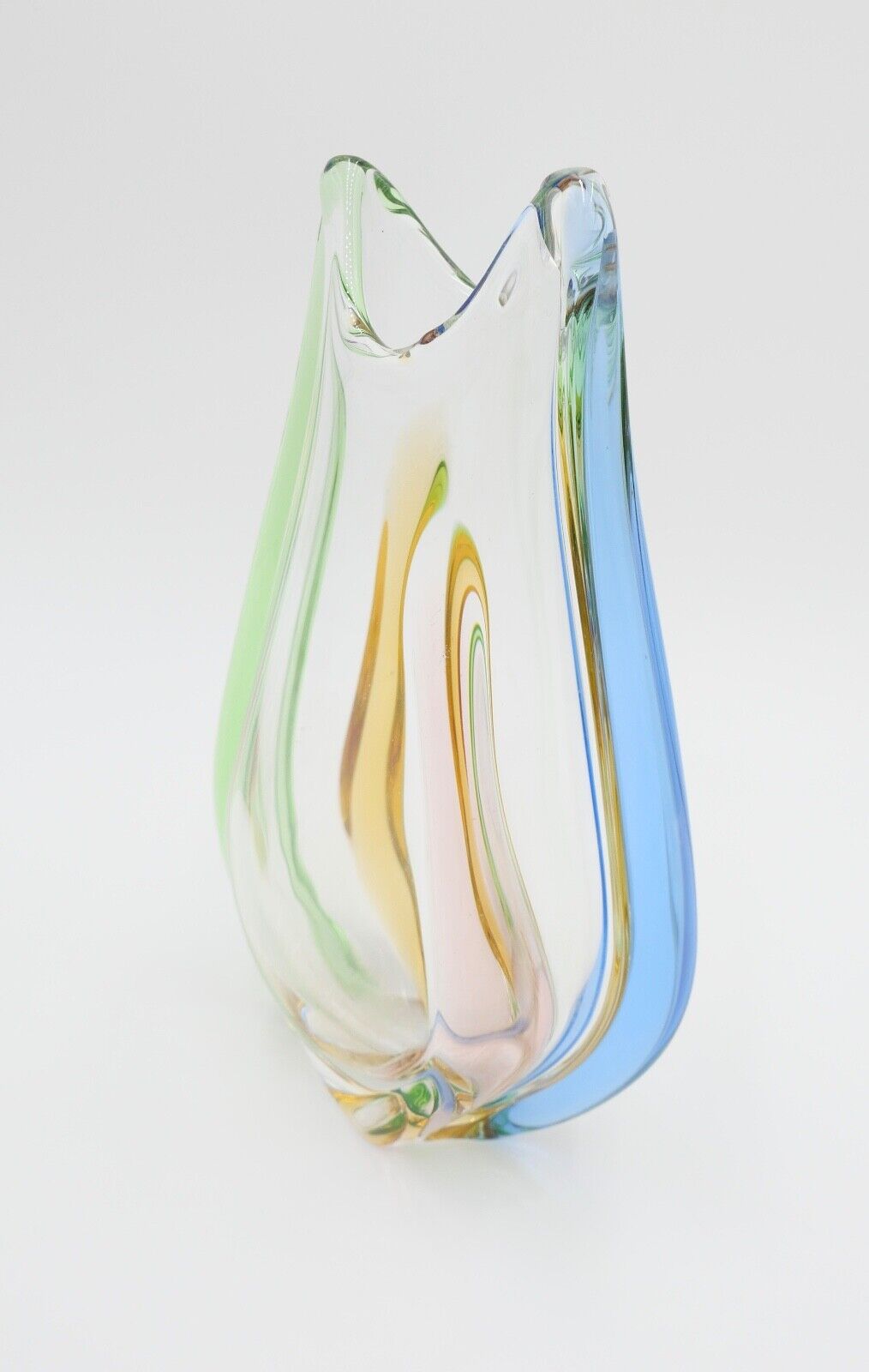 Mstisov Glas Vase Frantisek Zemek 60er Jahre Serie Rhapsody - Antikhandel-Stuttgart