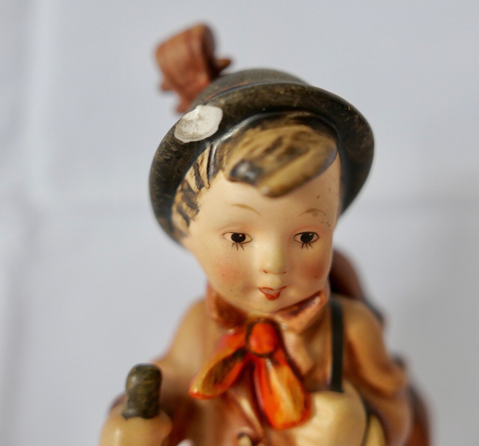 Orig Hummel Figur " Der Heimkehrer " Goebel 15,5 cm Porzellan 89/1 Baßgeiger - Antikhandel-Stuttgart