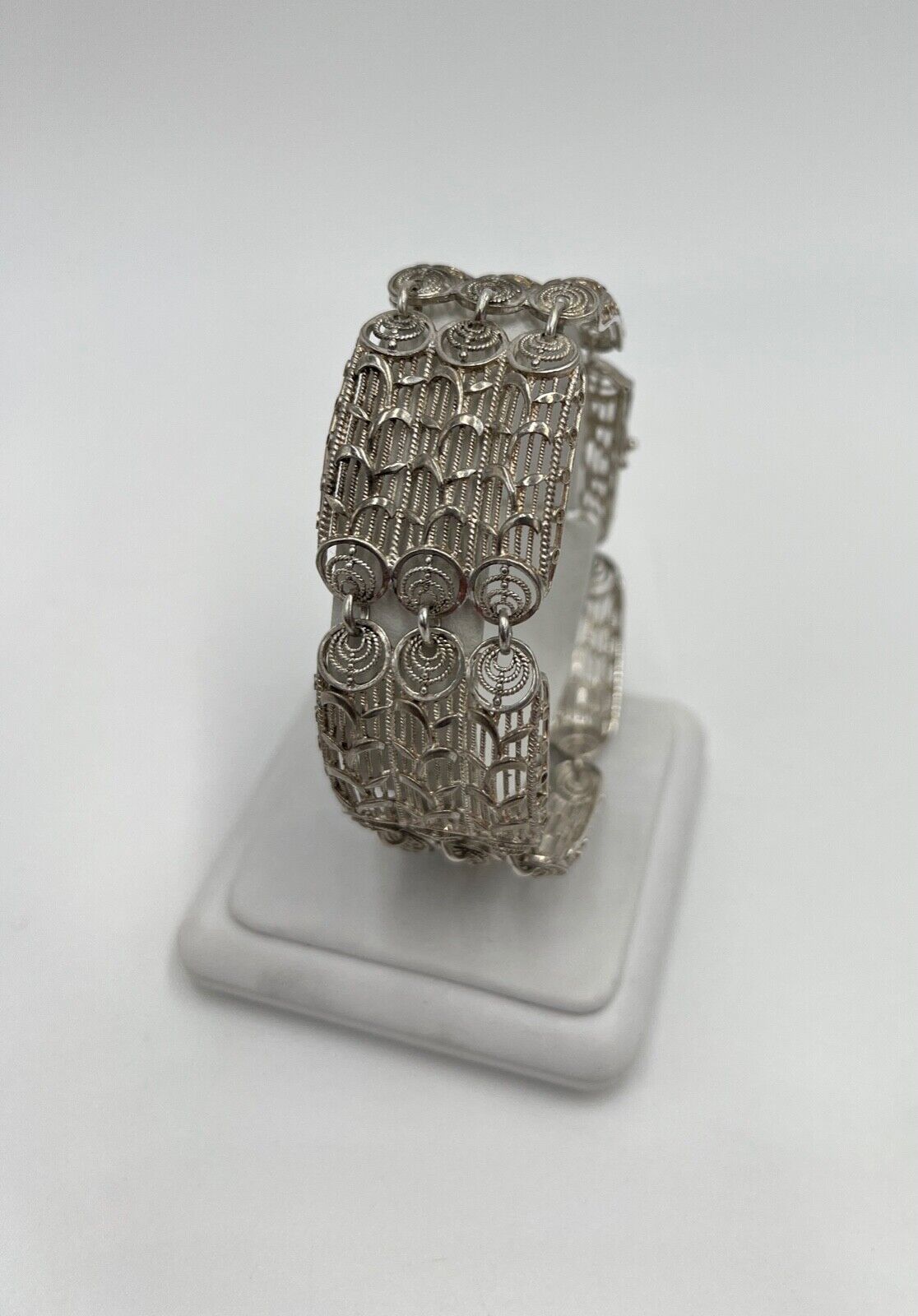 vintage Armband Silber 800 NW Gliederarmband Glieder 32 gr - Antikhandel-Stuttgart