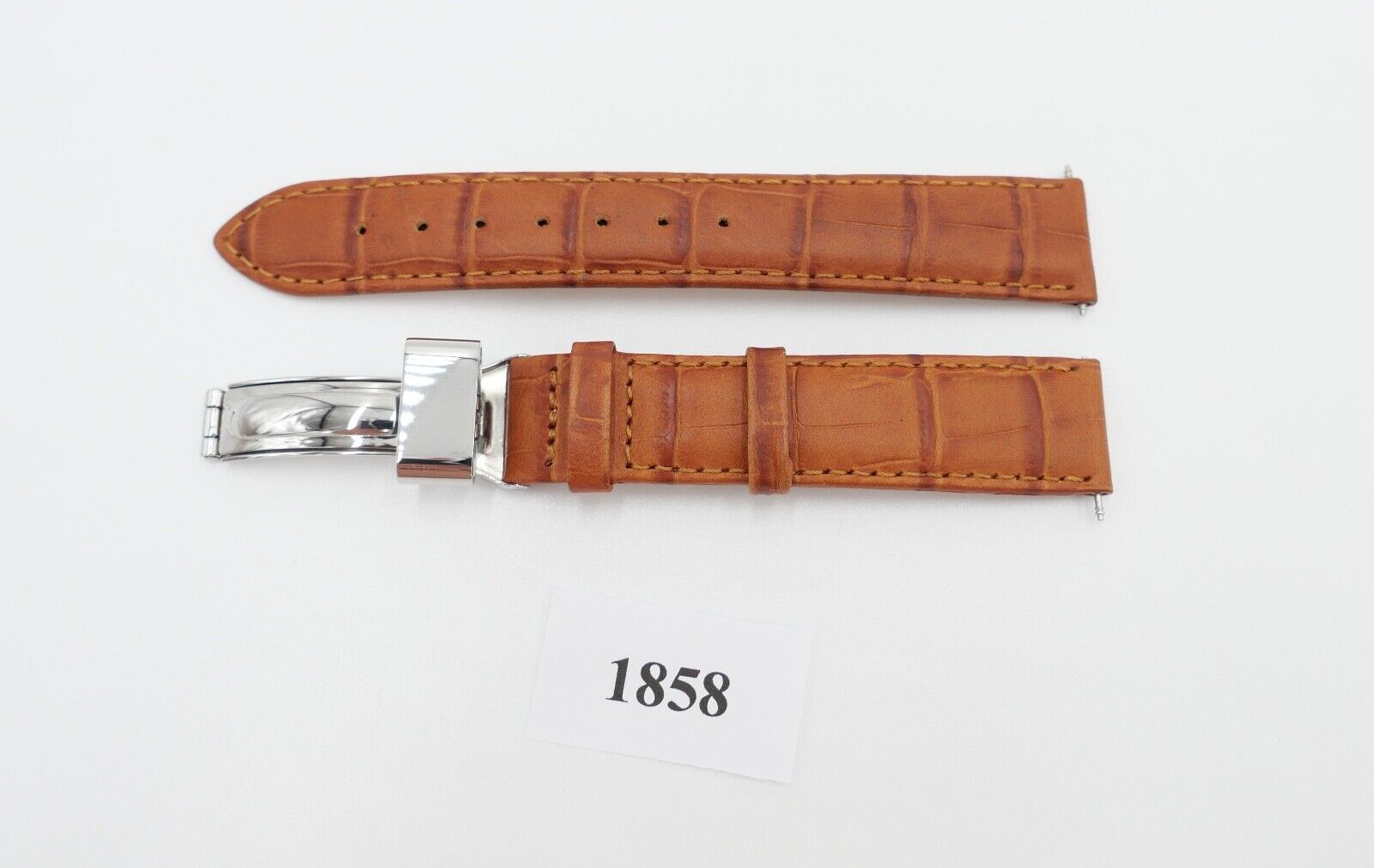 NEU NEUwertig Uhrenband für Mercedes Benz 18mm Faltschließe Leder - Antikhandel-Stuttgart