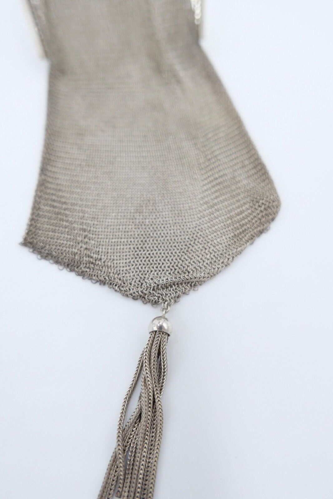 um 1920 Silber 800 MASSIFIL L.G. Ketten Geldbörse Opern Täschchen Portemonnaie - Antikhandel-Stuttgart