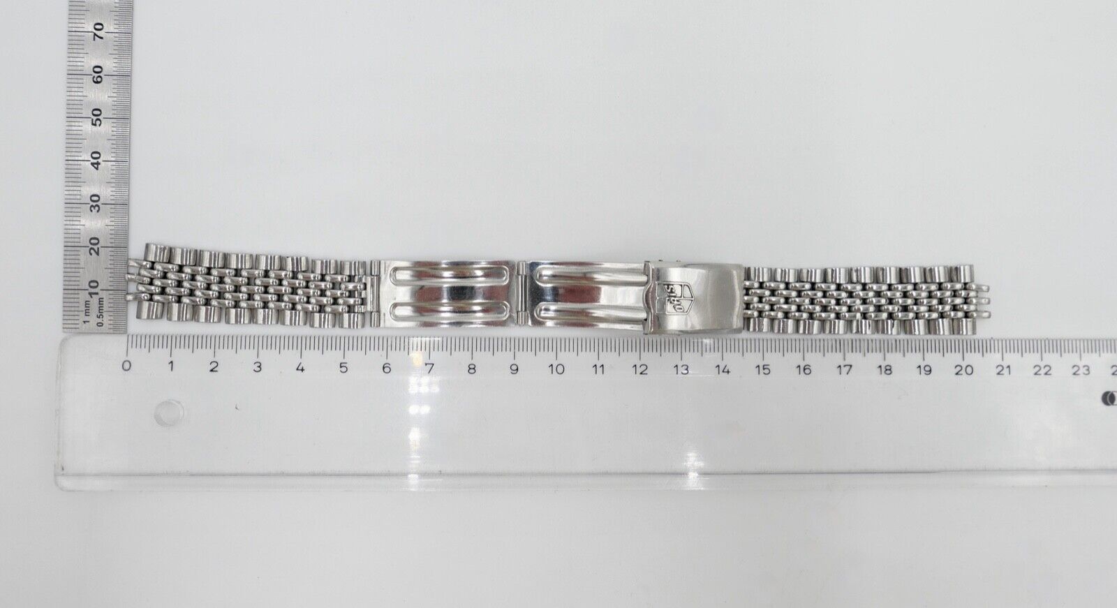 Altes ORIS Edelstahlband 18 - 20 mm Uhrenband Vintage Altes Logo - Antikhandel-Stuttgart