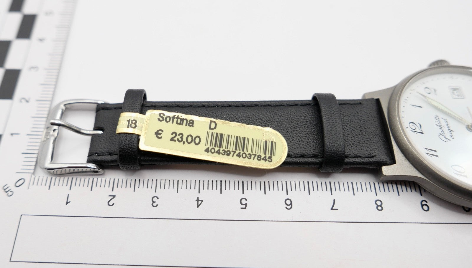 90er Glashütte Spezimat Cal. 10-30 Herrenuhr Automatik weißes Zifferblatt