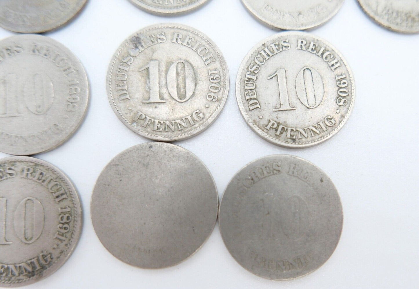 13x 10 Pfennig Kaiserreich 1891-1916 s - vz schön - vorzüglich Jäger J. 13 - Antikhandel-Stuttgart