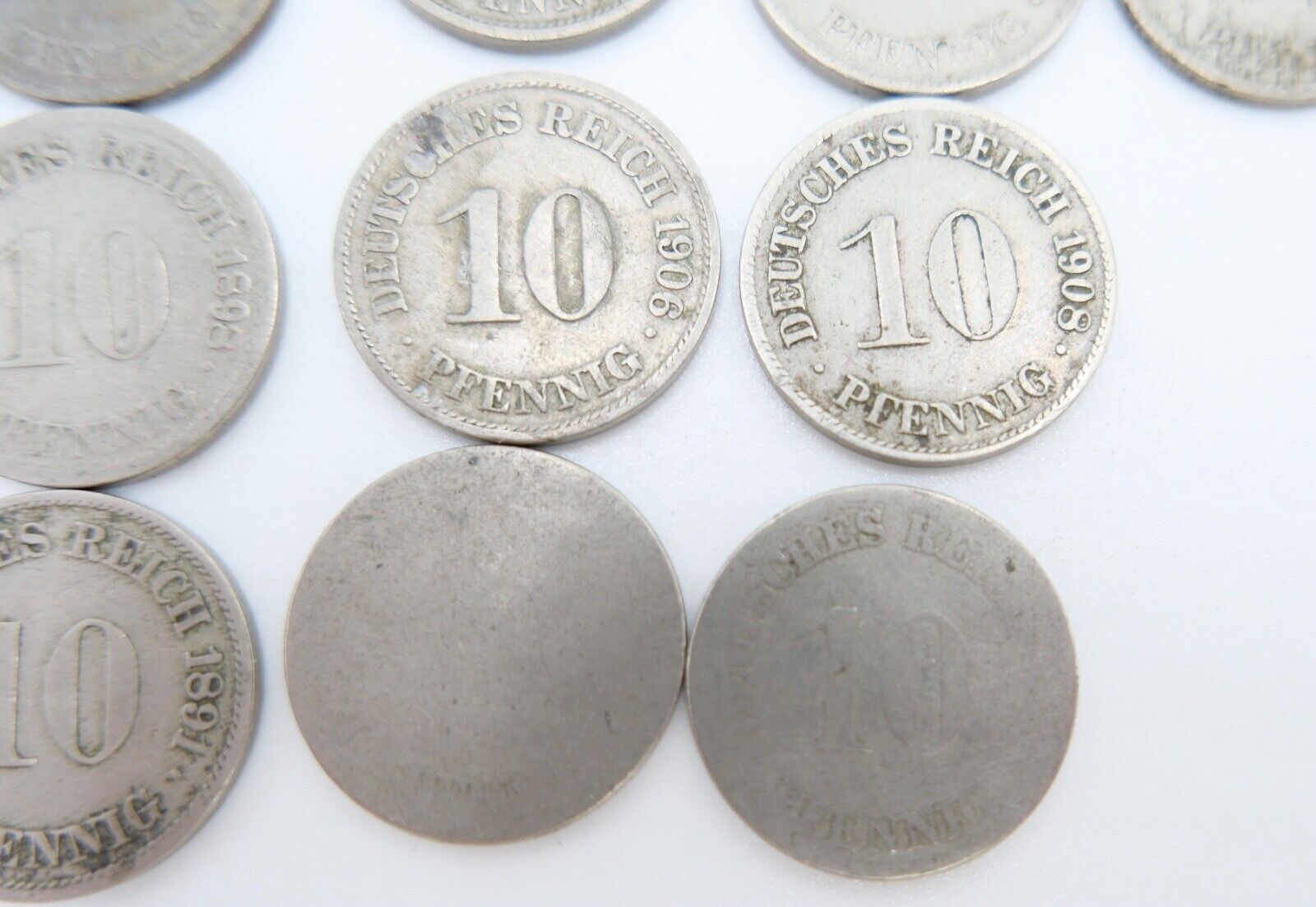 13x 10 Pfennig Kaiserreich 1891-1916 s - vz schön - vorzüglich Jäger J. 13 - Antikhandel-Stuttgart