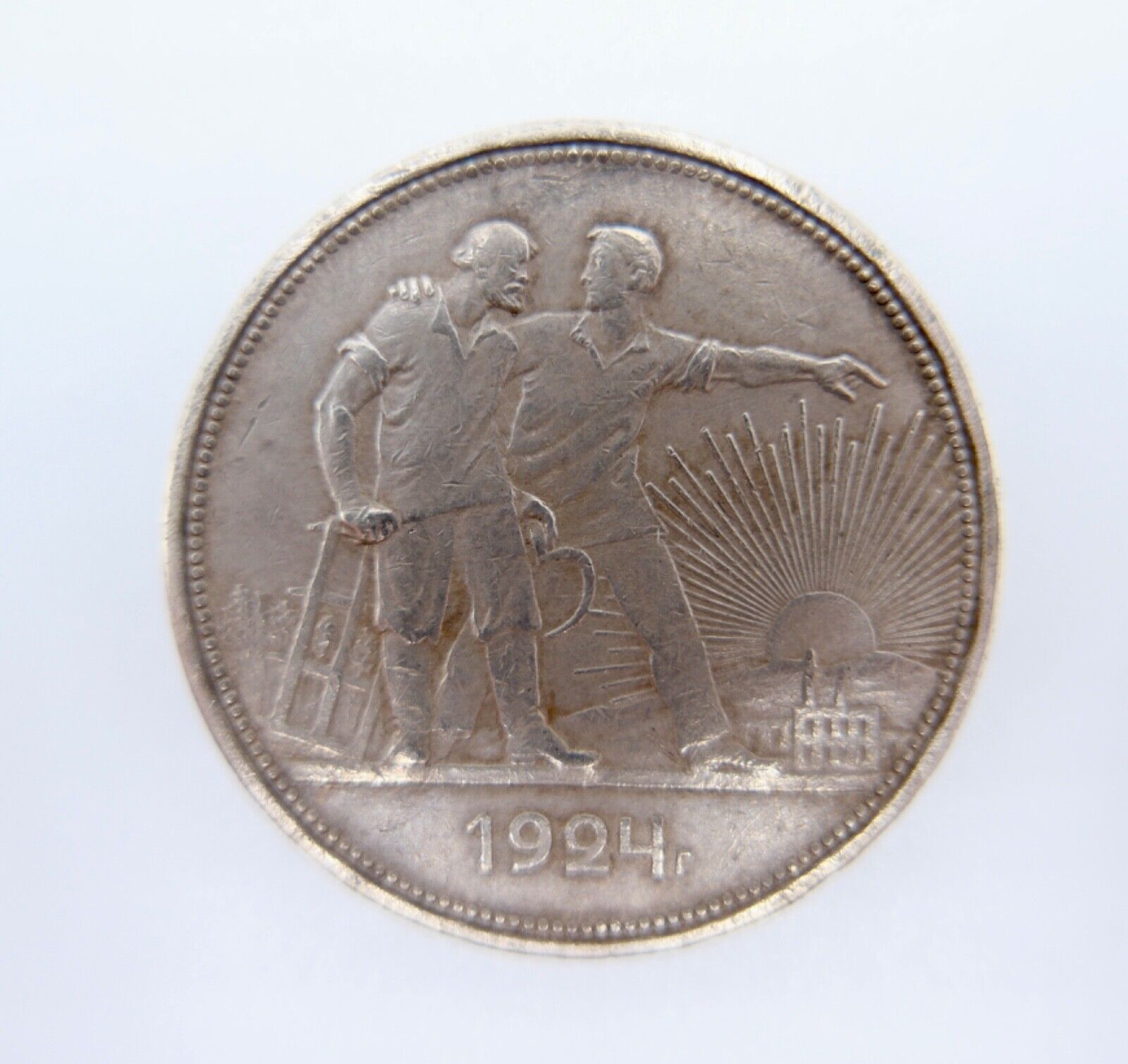 1 RUBEL Münze Russland UDSSR 1924 in SS-VZ - Antikhandel-Stuttgart