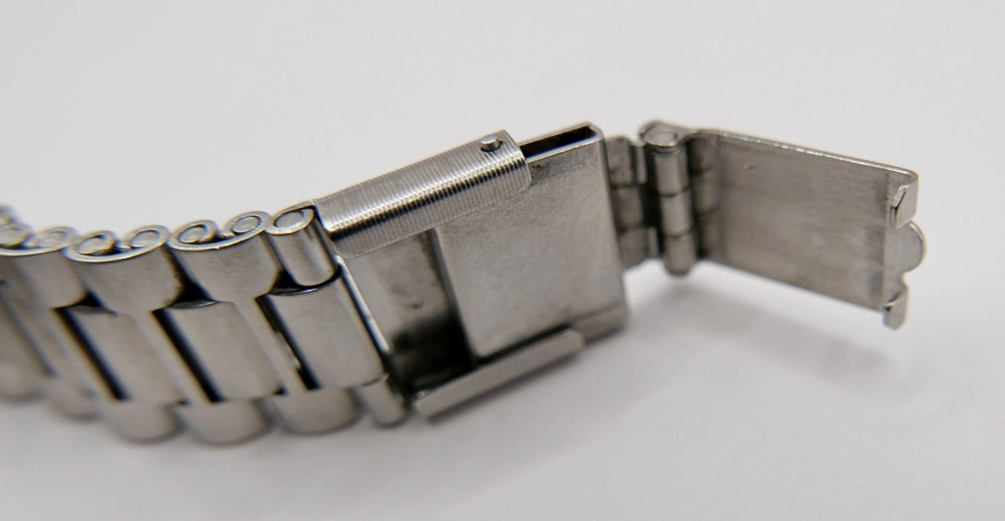 70er Eterna-Matic Damenuhr Automatic Orig Band blaues Zifferblatt 154T Cal 12671