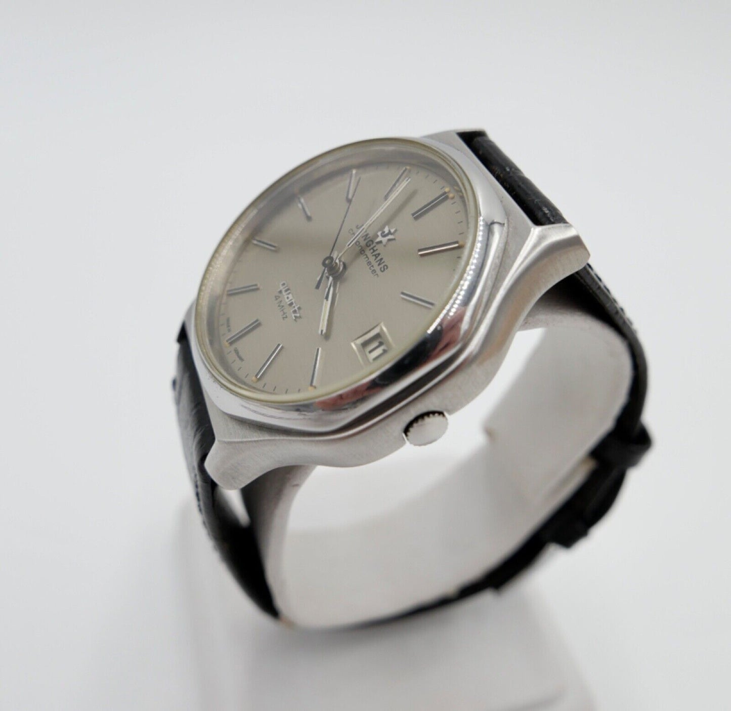 1970er JUNGHANS Quartz 4 MHz Chronometer Ref. 13/4880 Seltenes Stück Cal. 667.26 - Antikhandel-Stuttgart