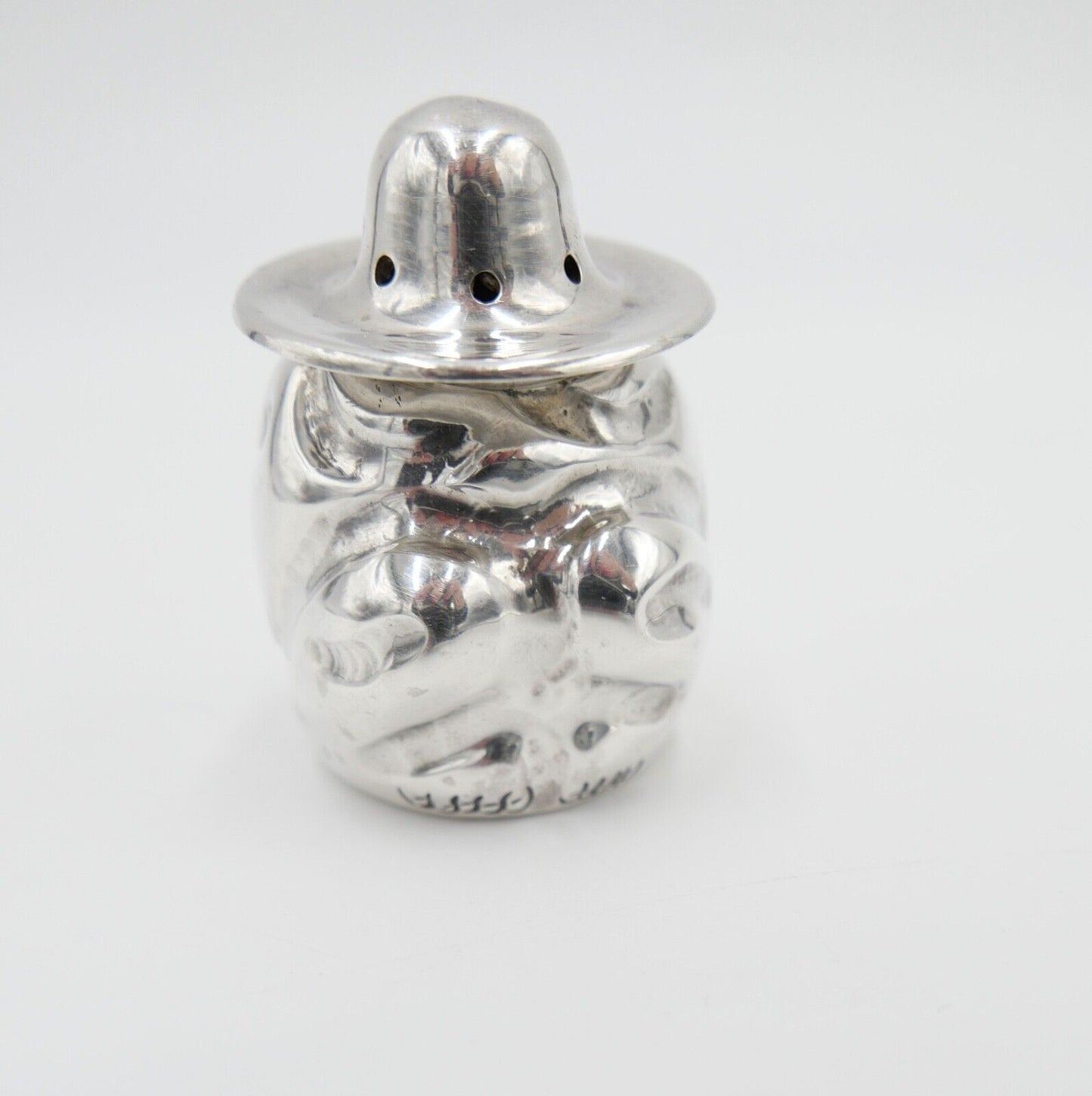 Mexico Silber Salz pfeffer Streuer Azteken - Antikhandel-Stuttgart