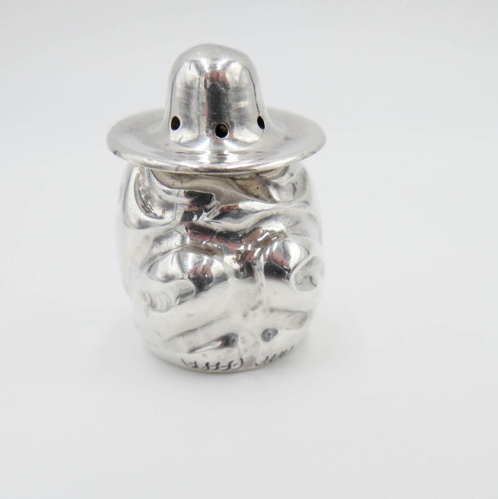 Mexico Silber Salz pfeffer Streuer Azteken - Antikhandel-Stuttgart