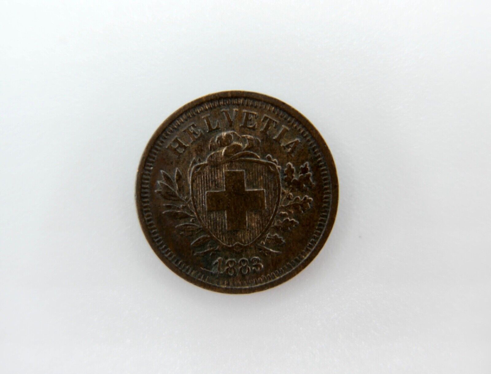 1 Rappen Schweiz 1883 in VZ Helvetia - Antikhandel-Stuttgart