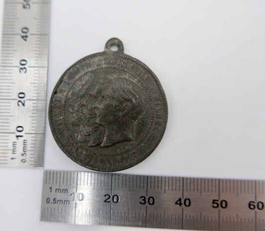 Zur Erinnerung an das Drei Kaiser Jahr 1888 MEDAILLE ANHÄNGER Friedrich Wilhelm - Antikhandel-Stuttgart
