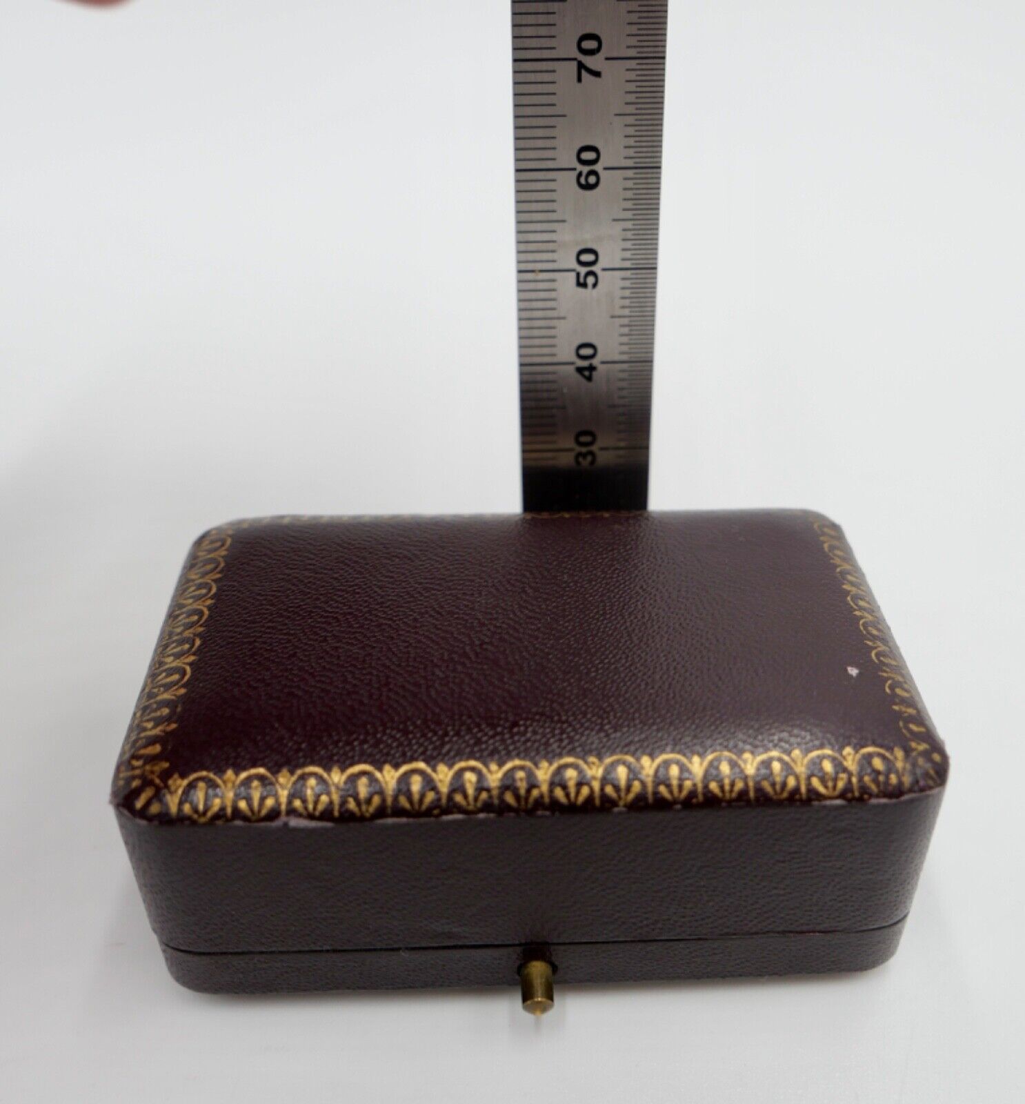 Altes Schmuck Etui / Schatulle Ring Brosche 1930-1940er Jahre - Antikhandel-Stuttgart