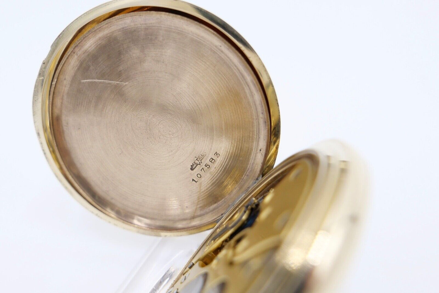 JHH J.H. Hasler & Fils 1916 - 1925 Savonette Taschenuhr 585 / 14K GOLD Ø 51mm - Antikhandel-Stuttgart