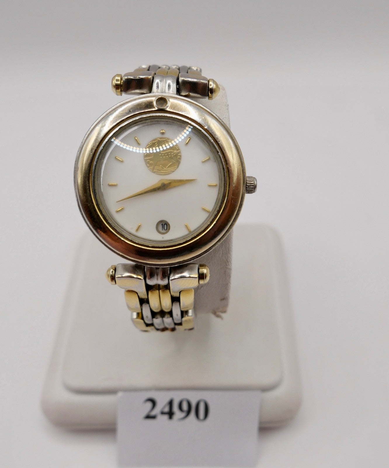 Citizen Clariti Damenuhr Stahl Gold Bicolor Quartz 28 mm weißes Zifferblatt