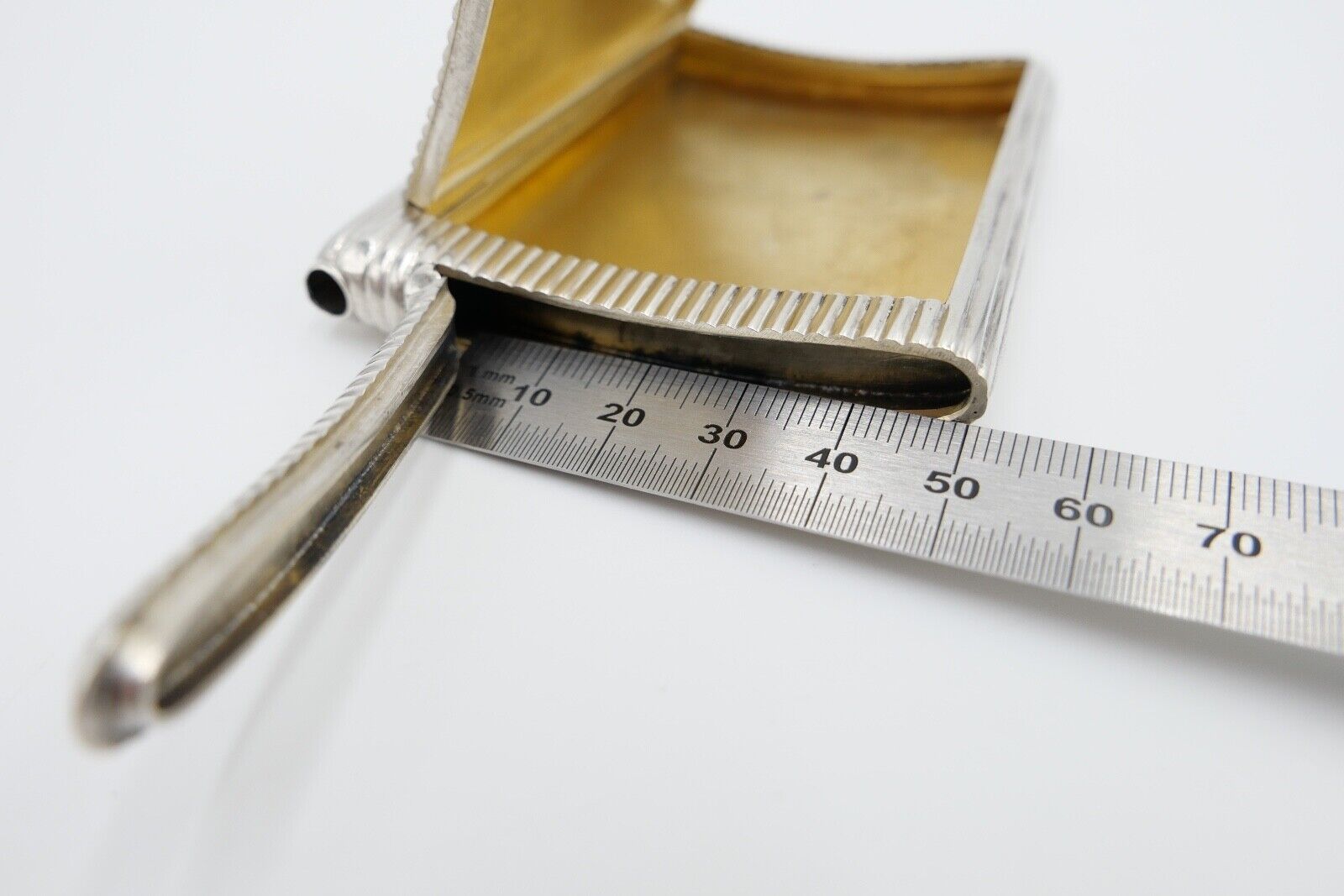 Louis Kuppenheim massiv Zigarettenetui Streichholzfach 800 Silber 140, 8 Gr - Antikhandel-Stuttgart