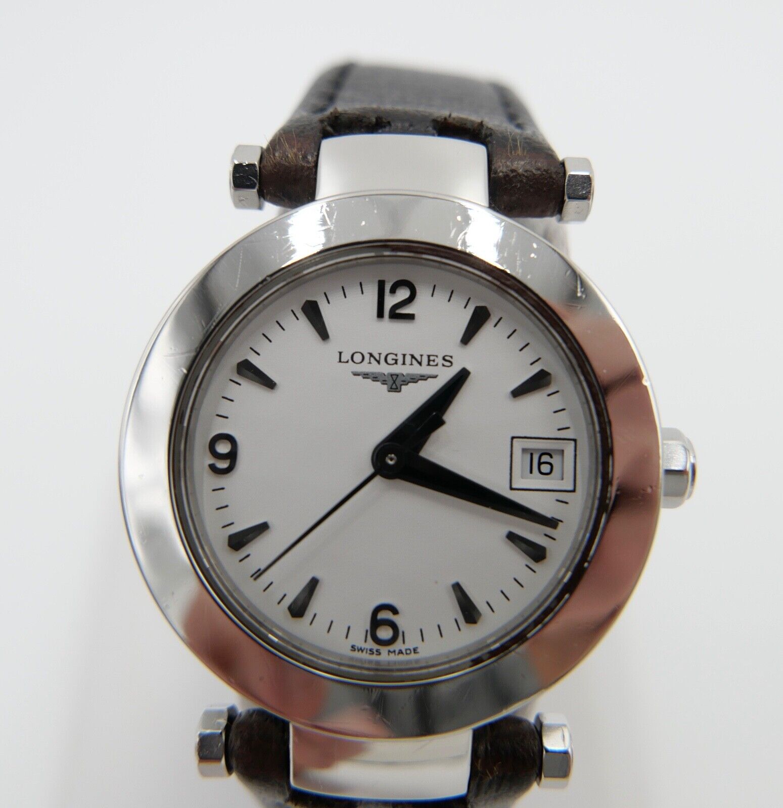 LONGINES Damenuhr Dolce Vita Ref. L5.175 FULL SETT Edelstahl 25mm neues Armband - Antikhandel-Stuttgart