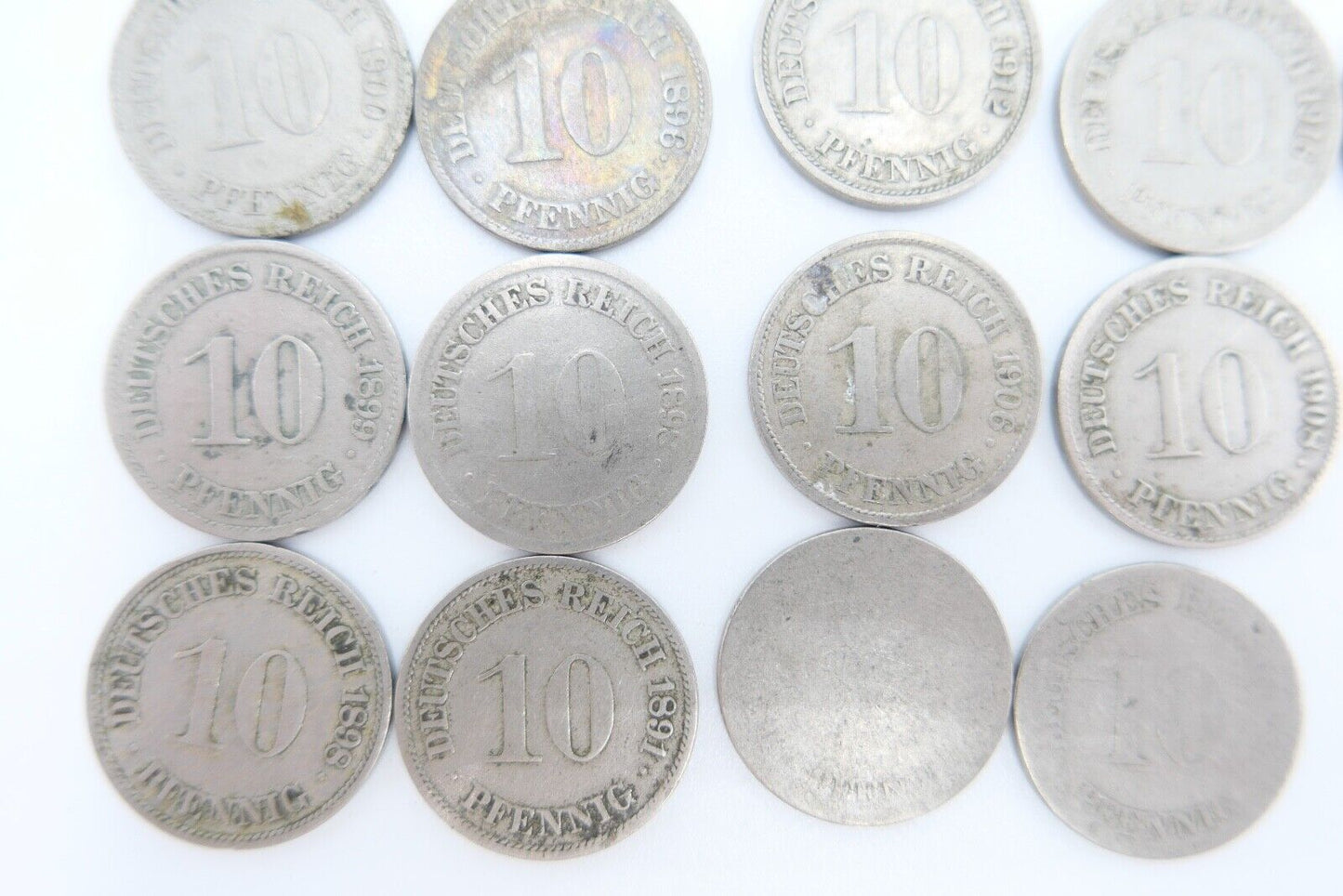13x 10 Pfennig Kaiserreich 1891-1916 s - vz schön - vorzüglich Jäger J. 13 - Antikhandel-Stuttgart
