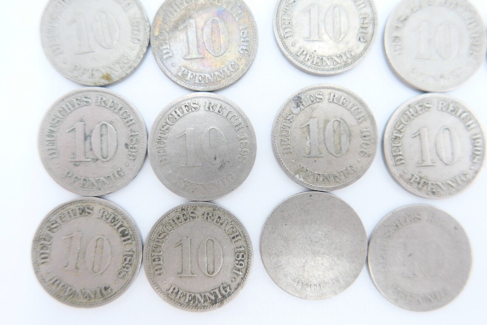 13x 10 Pfennig Kaiserreich 1891-1916 s - vz schön - vorzüglich Jäger J. 13 - Antikhandel-Stuttgart