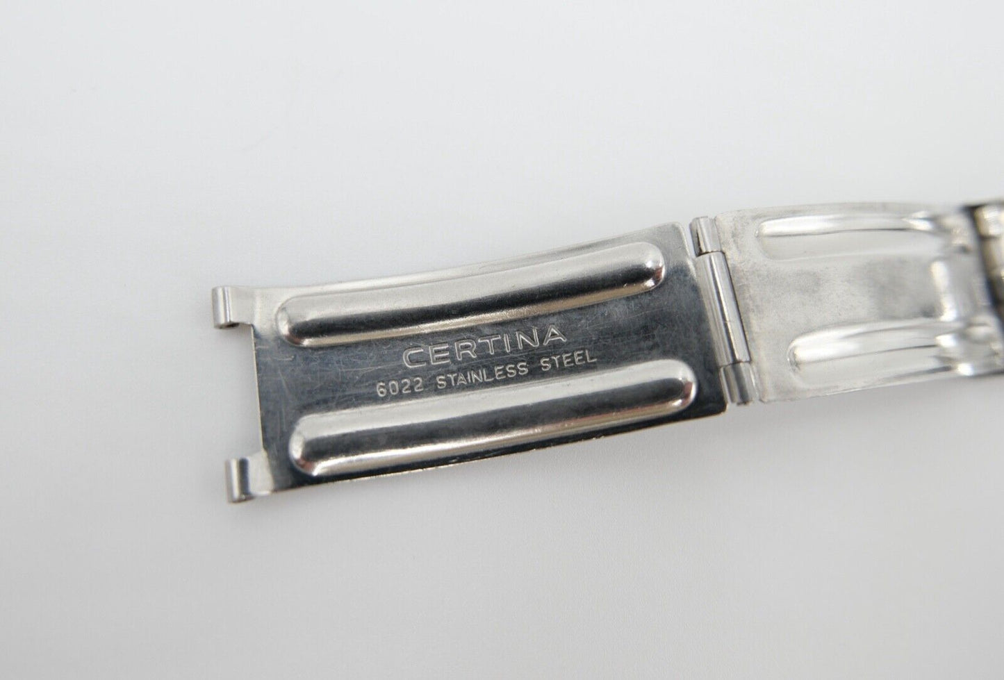 Alte CERTINA DS Faltschließe Edelstahlband Uhrenband 6022 - Antikhandel-Stuttgart