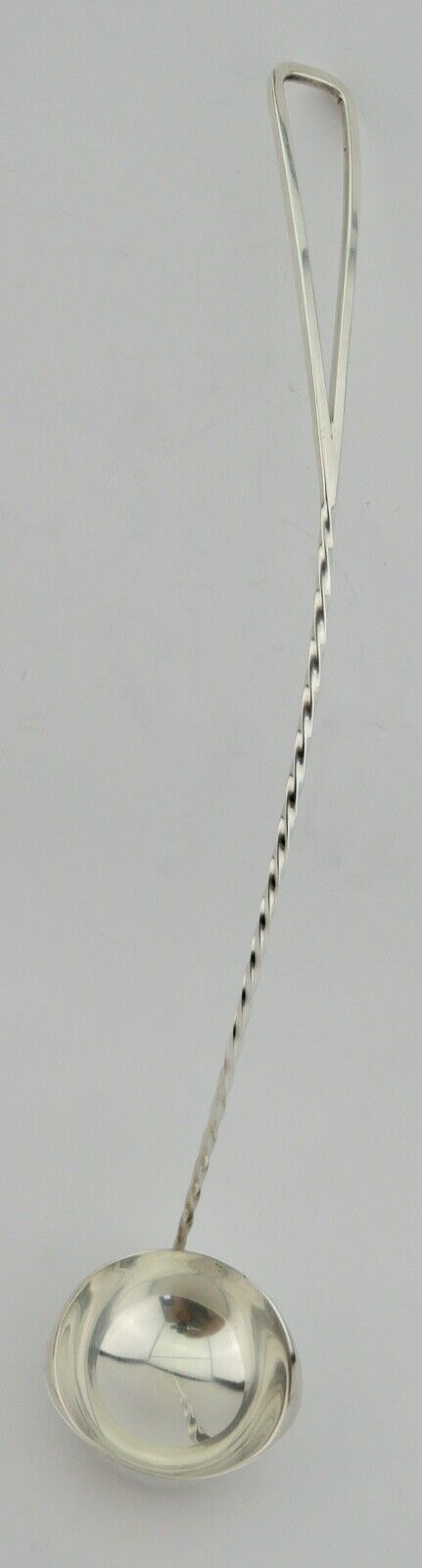 90er WMF Kelle Schöpfer Bowle versilbert langer gedrehter Stiel - Antikhandel-Stuttgart