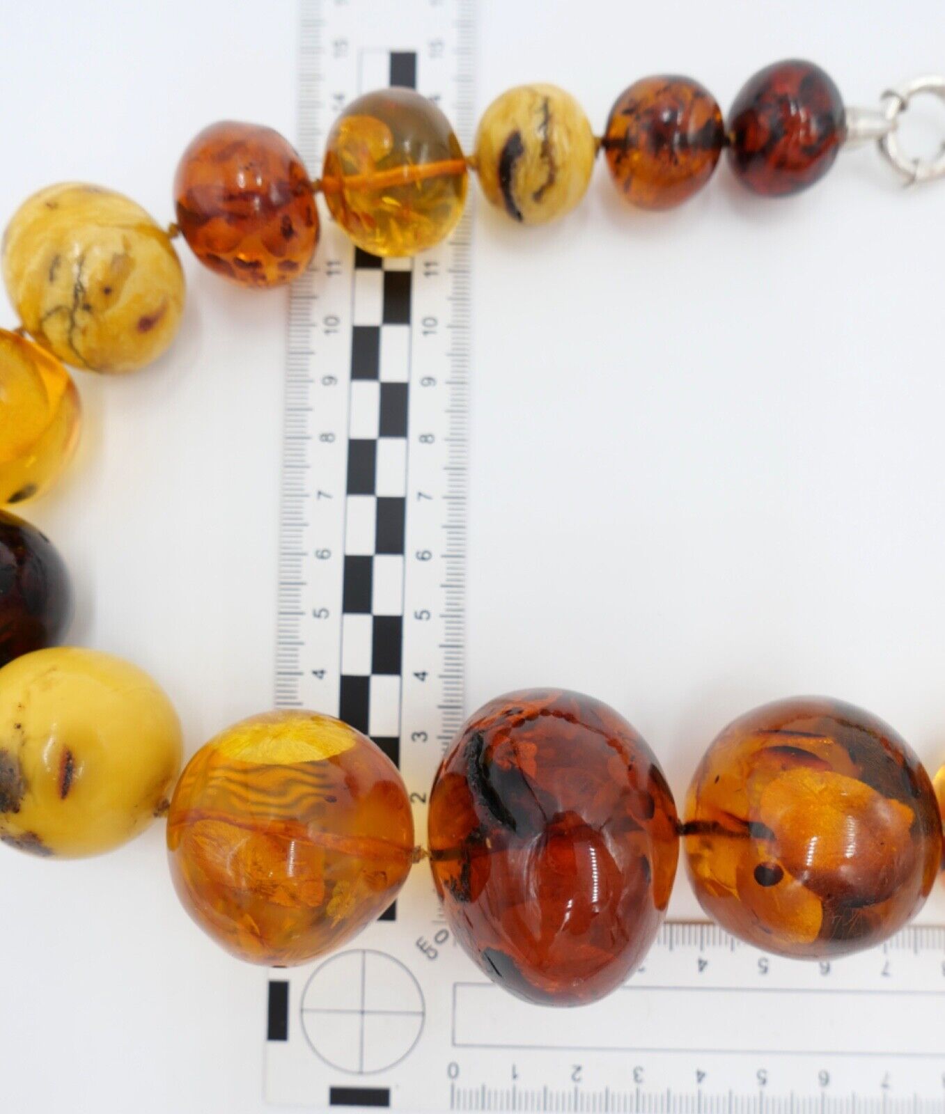 Bernstein butterscotch Vintage XXL Kette Halskette Collier 285 Gr. Amber - Antikhandel-Stuttgart