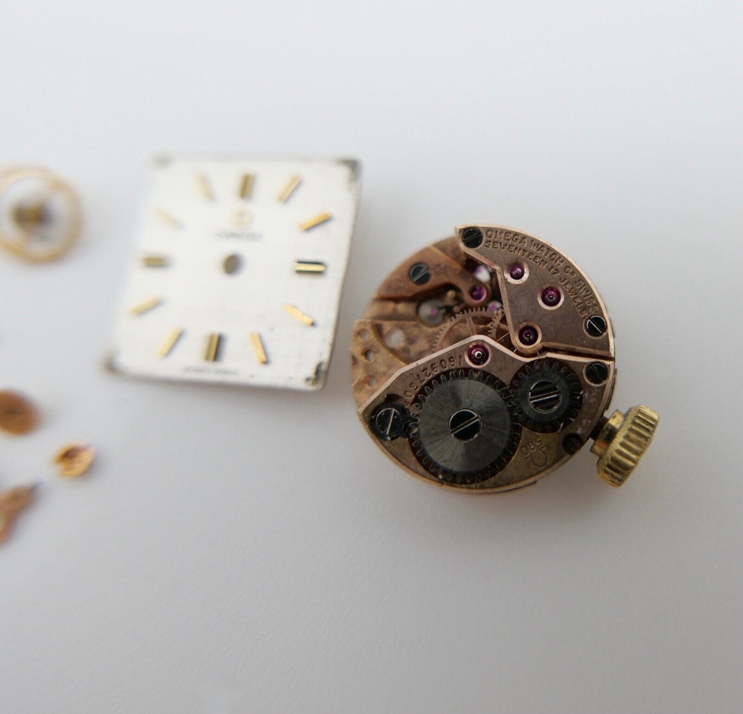 Omega Cal. 580 Uhrwerk ERSATZTEIL defekt - Antikhandel-Stuttgart