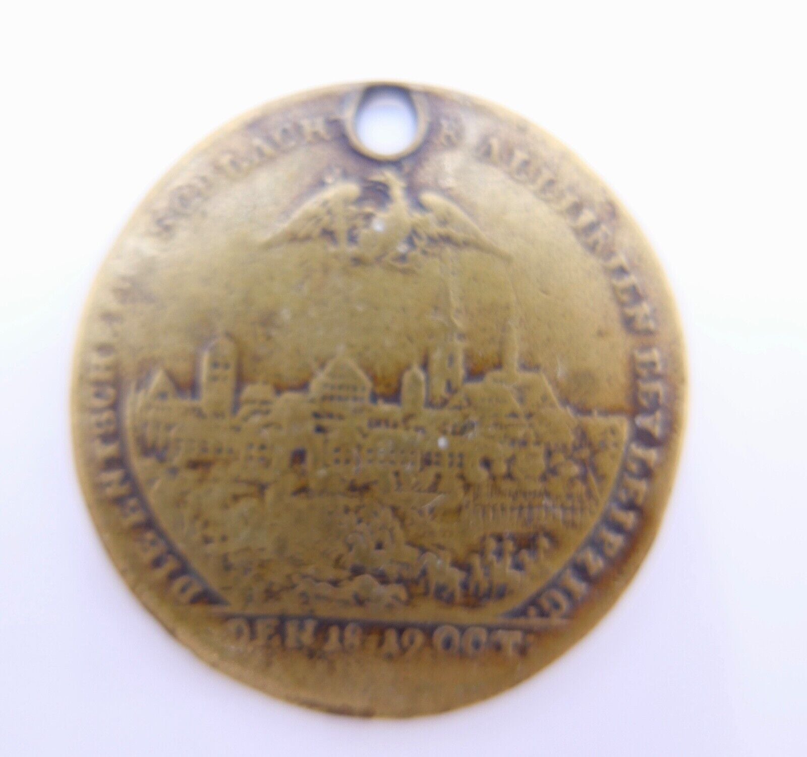 MEDAILLE LEIPZIG 1813 FRANZ ALEXANDER RUSSLAND JETTON SCHLACHT RECHENPFENNIG - Antikhandel-Stuttgart