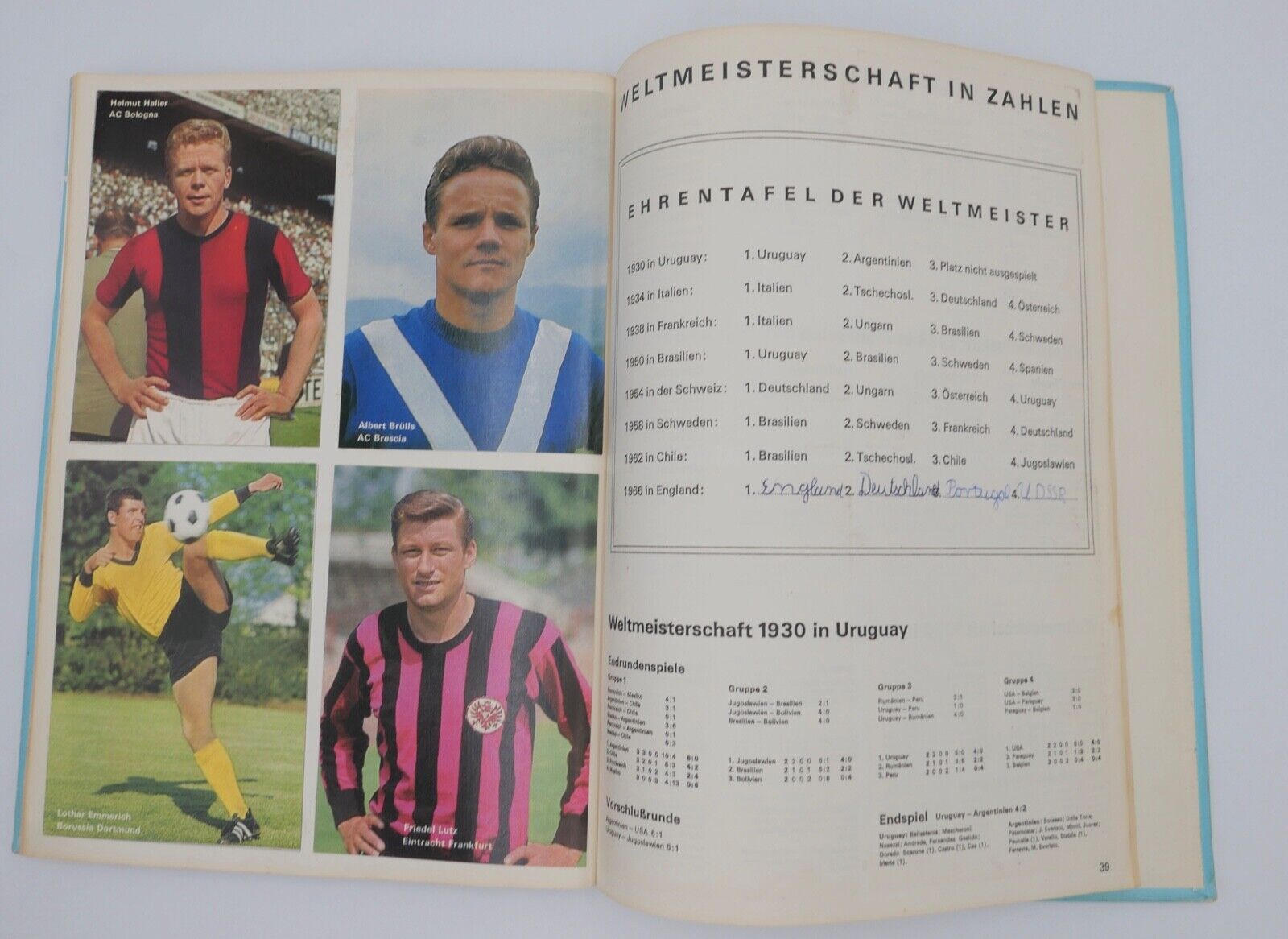 ARAL Fussball Album Komplett WM 1966 Autogramm BECKENBAUER NETZER OVERATH SEELER - Antikhandel-Stuttgart