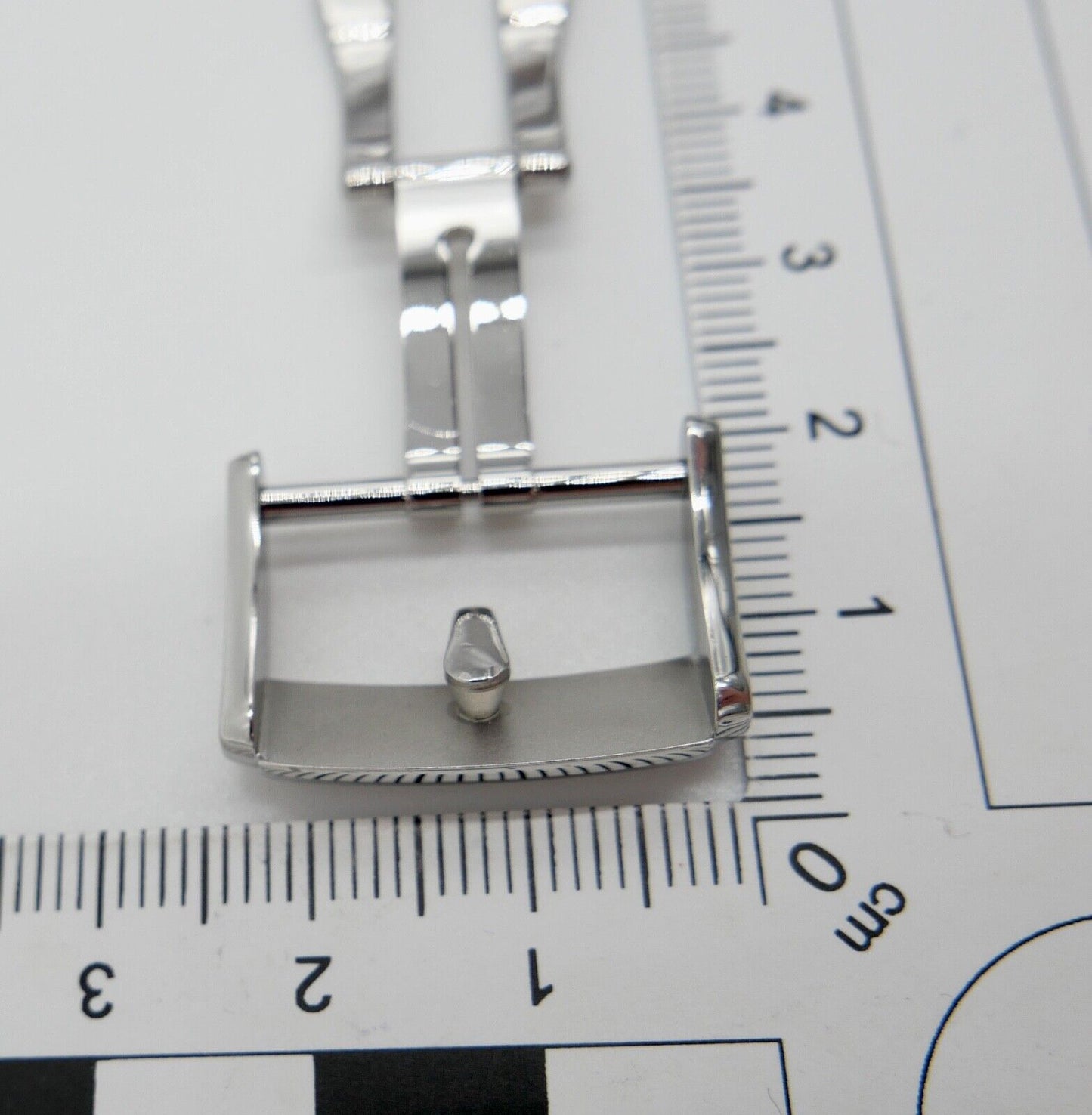 Baume & Mercier Stahl Armband Faltschließe Edelstahl 20mm Schließe - Antikhandel-Stuttgart