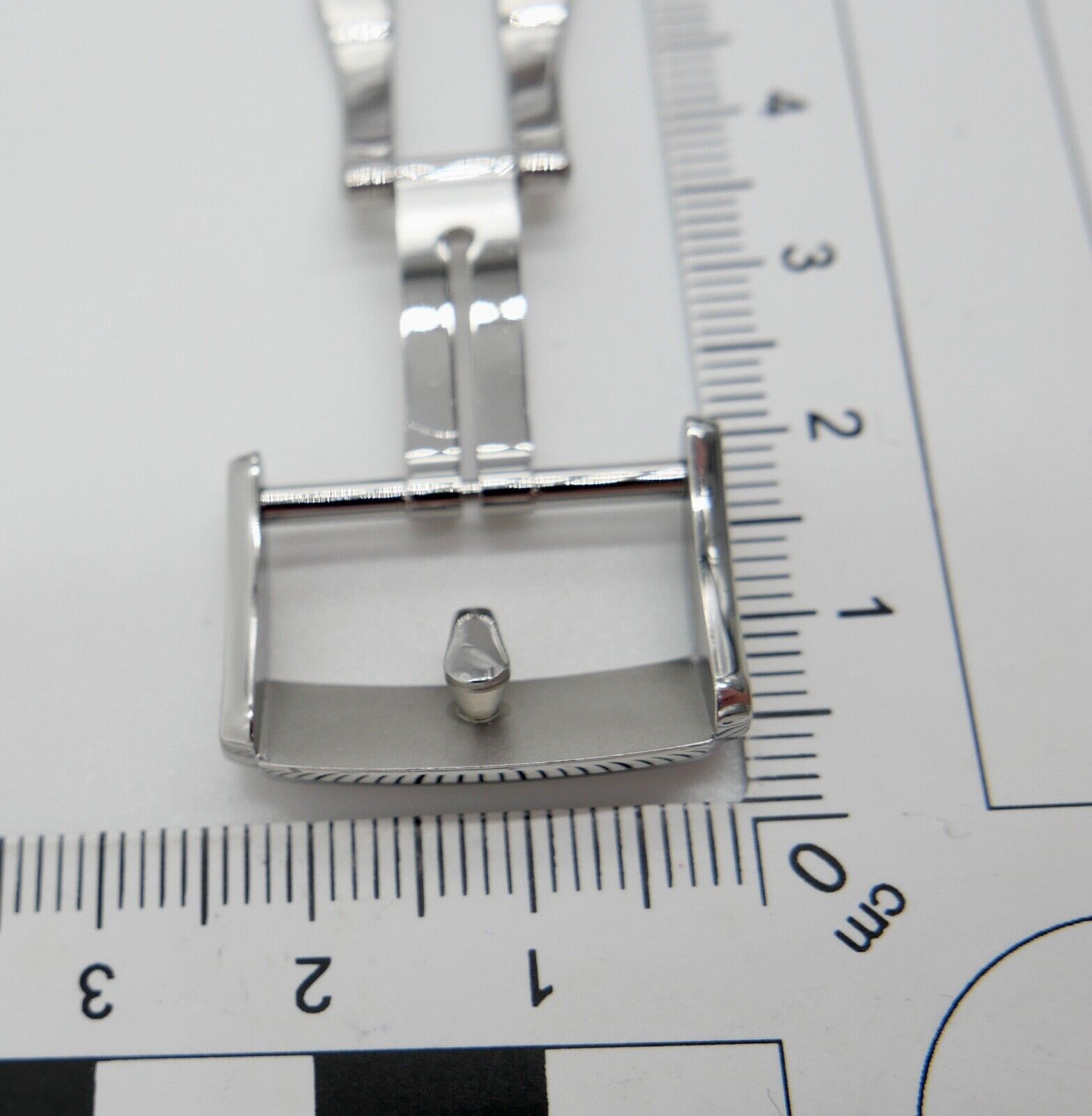 Baume & Mercier Stahl Armband Faltschließe Edelstahl 20mm Schließe - Antikhandel-Stuttgart