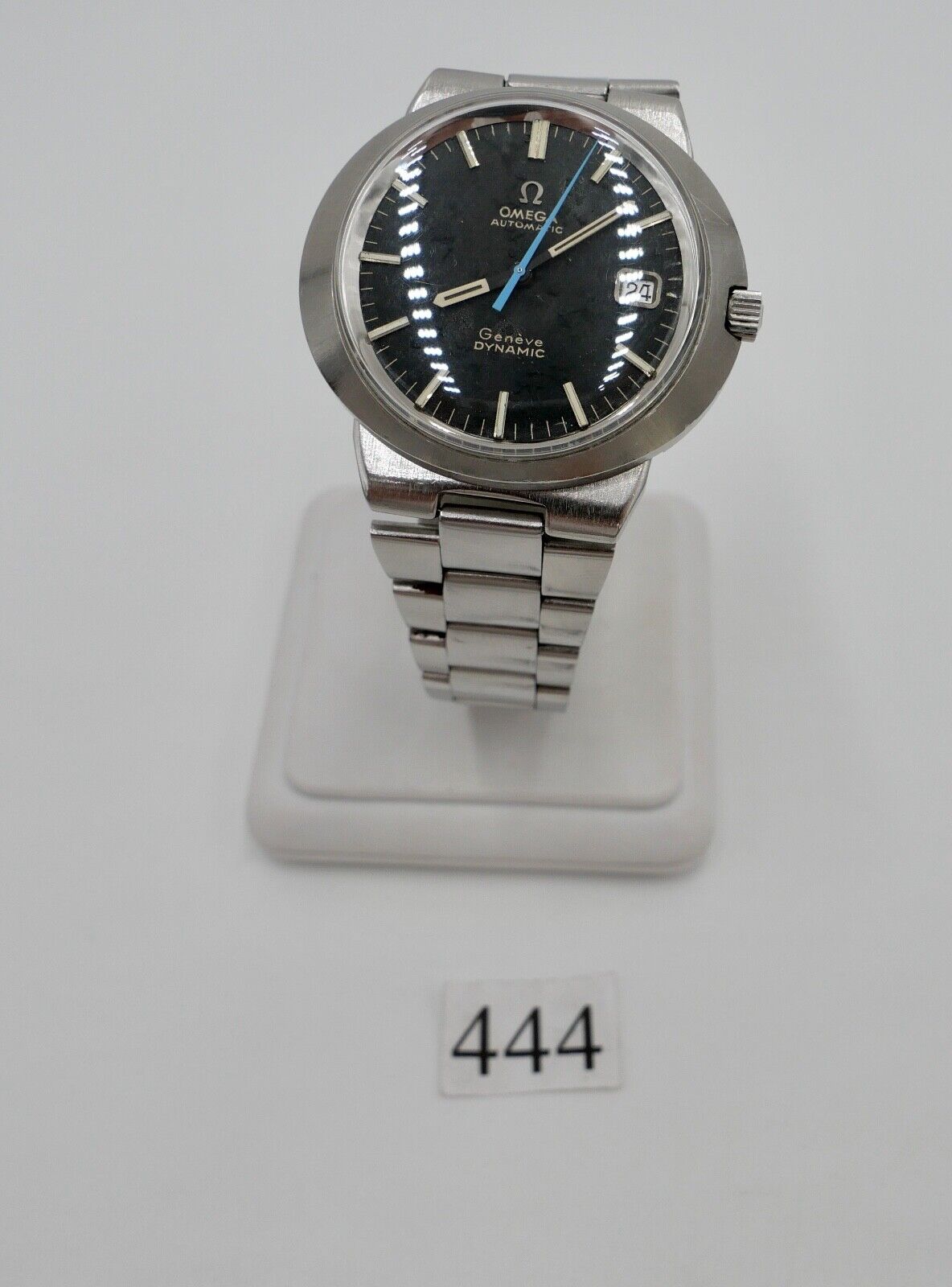 1970er Jahre Herrenuhr OMEGA Genéve Dynamic Automatic Kal. 565 original Band Ø41 - Antikhandel-Stuttgart