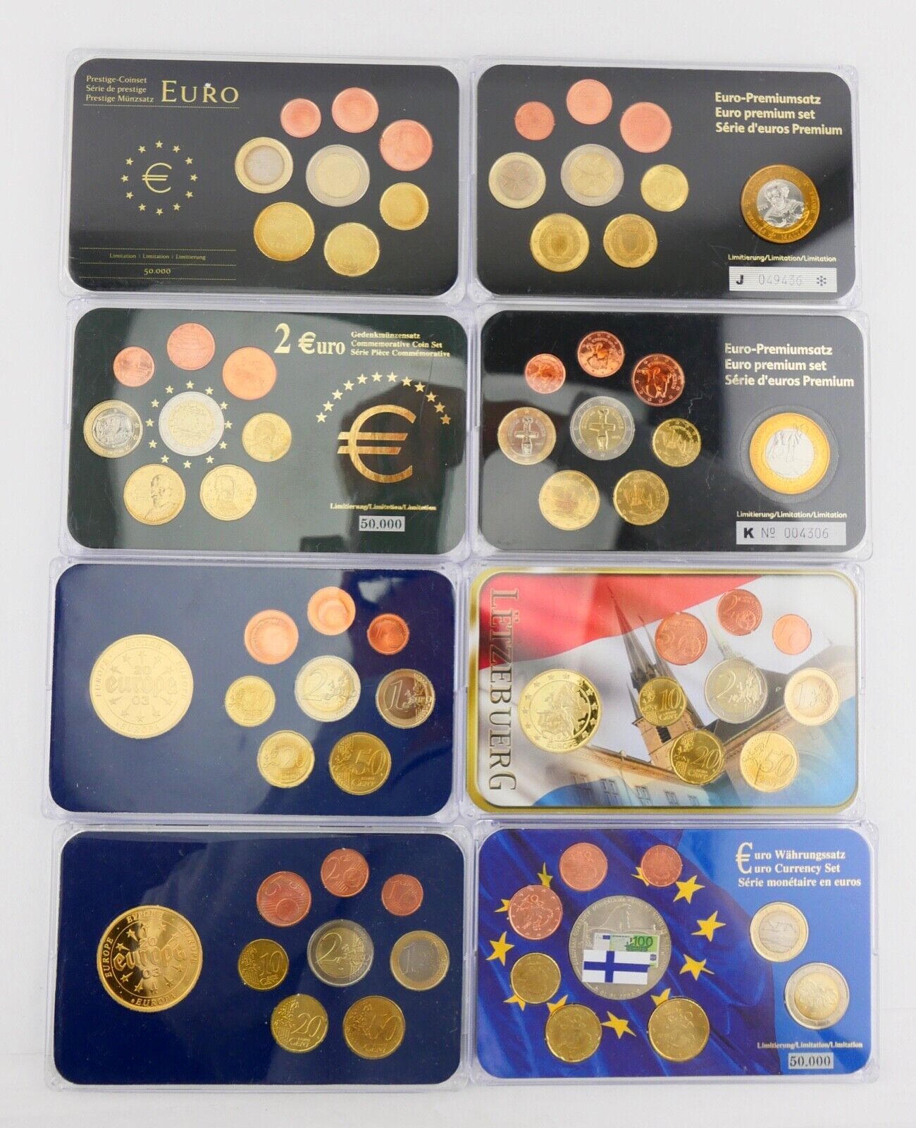 ca. 135 Euro Satz div. Münzen Medaillen Deutschland Malta Litauen Estland 24K - Antikhandel-Stuttgart