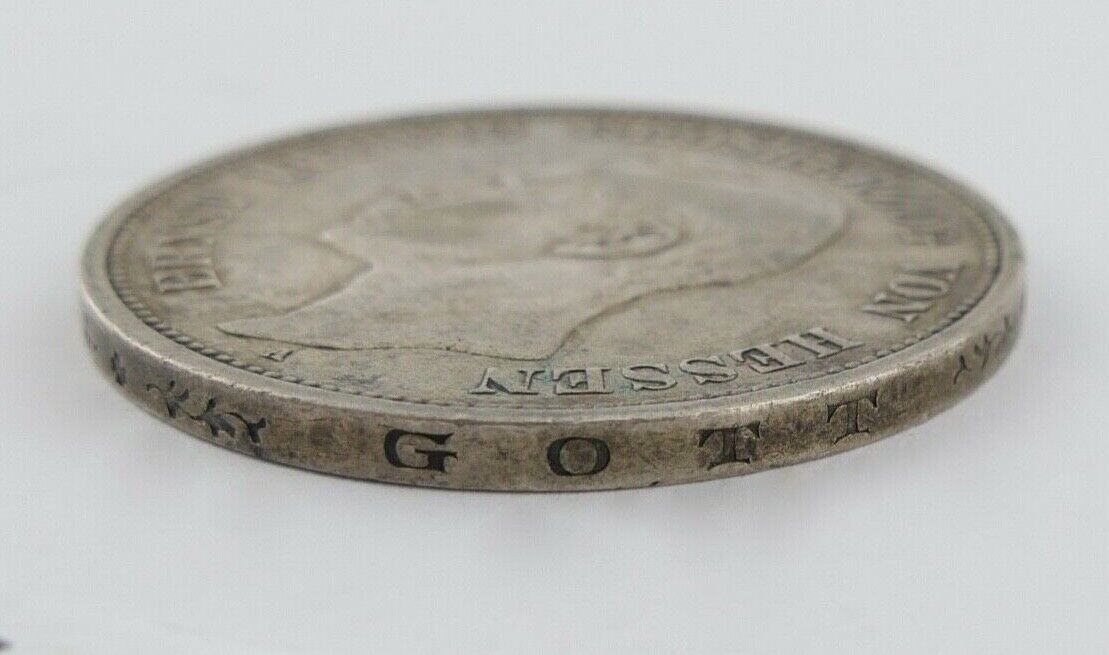 5 Mark 1895 A Jäger J. 73 Hessen Ernst Ludwig Silbermünze erhalt VZ - Sehr schön - Antikhandel-Stuttgart