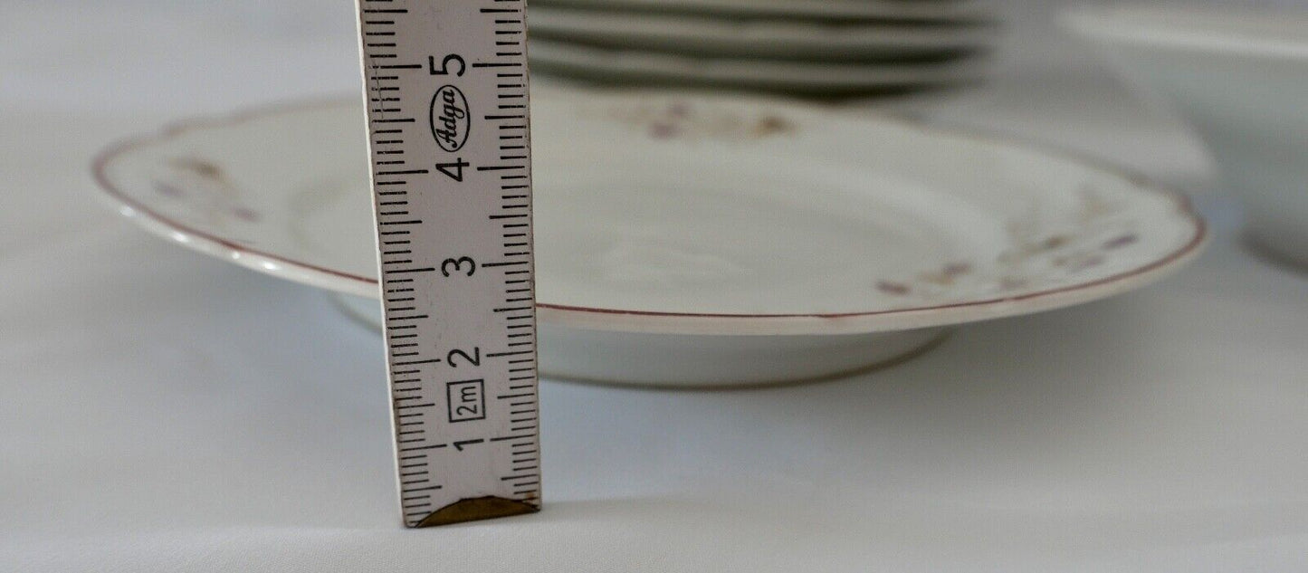 Antikes Jugendstil Friedrich Kaestner Kästner Porzellan 1884-1932 VEILCHEN - Antikhandel-Stuttgart