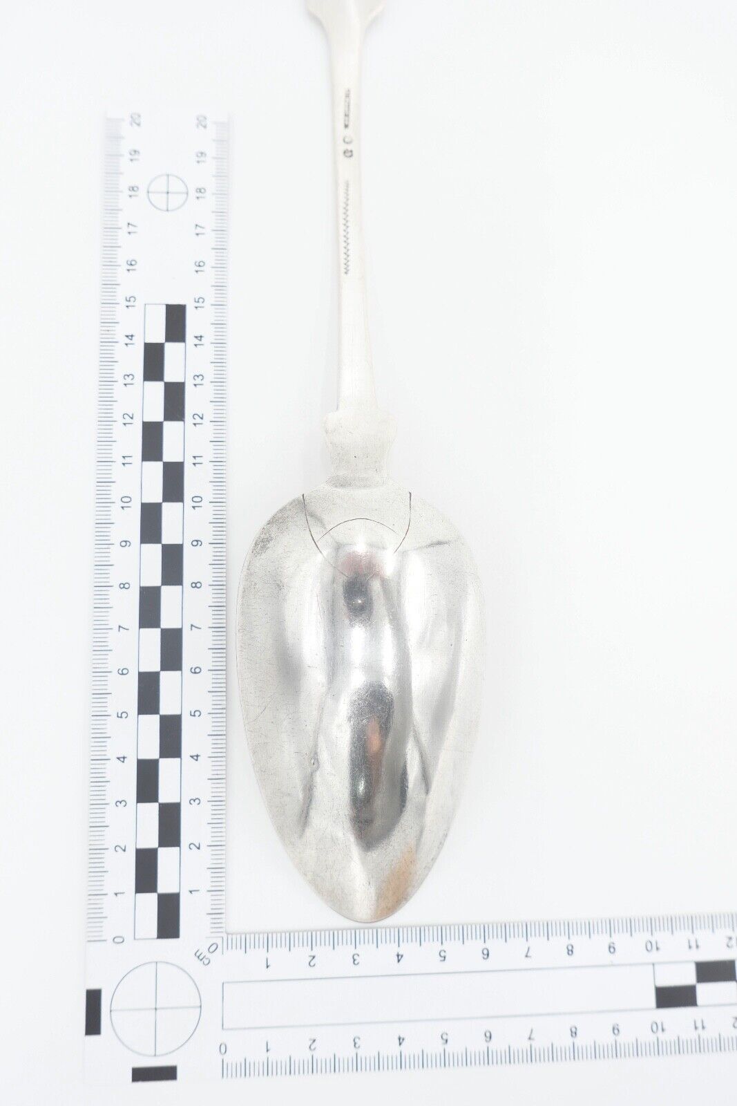 W.I.E.LLING Berlin 1854 - 1860 Tremolierstich Suppenlöffel 750 Silber 12 Lot - Antikhandel-Stuttgart