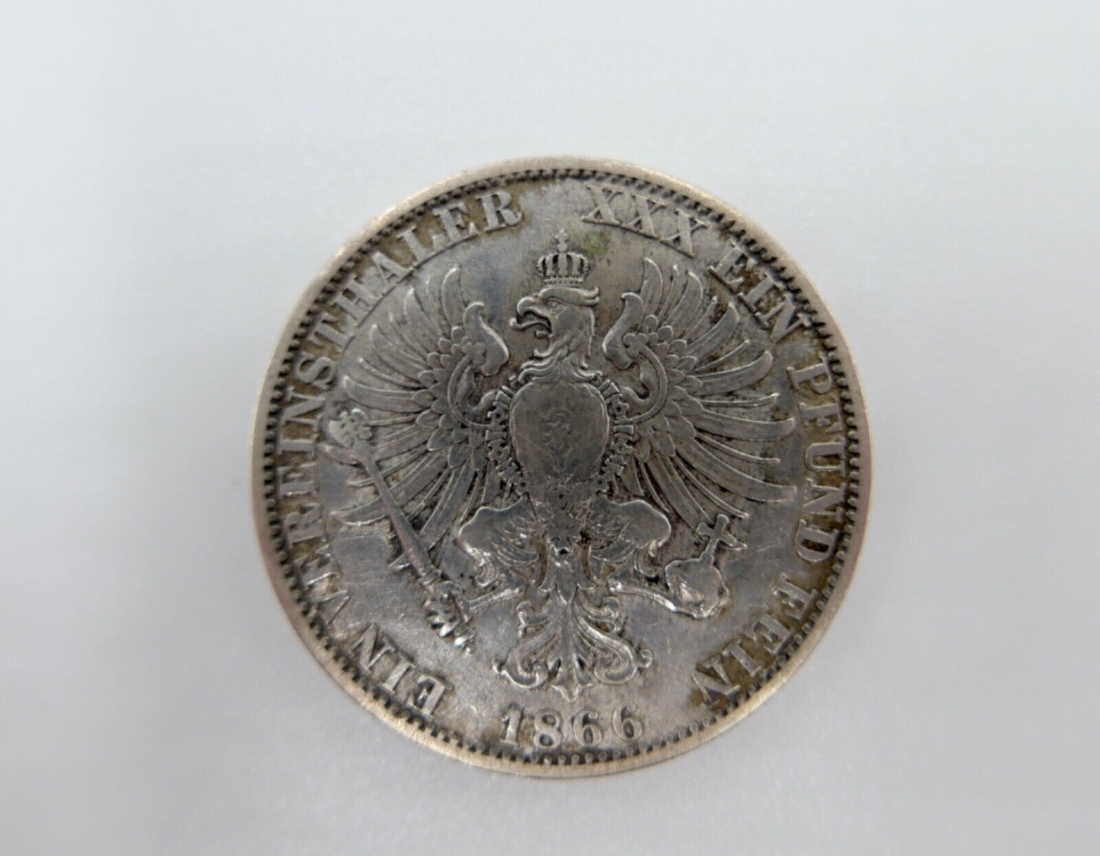 Silber Vereinstaler Preußen Siegestaler König Wilhelm I. 1866 A AKS 117 Thun 271 - Antikhandel-Stuttgart