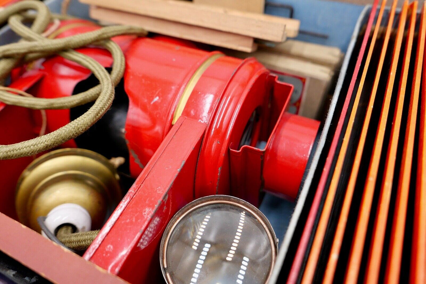 Laterna Magica GBN Gebrüder BING Nürnberg Karton 37 Glasbilder OVP 1910 Zubehör - Antikhandel-Stuttgart