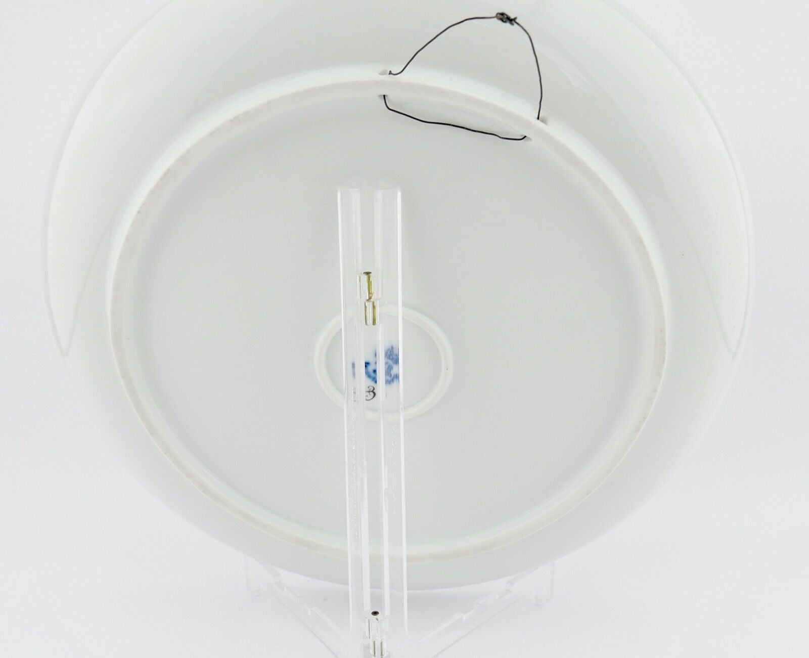 Ludwigsburg Porzellan Zierteller Wandteller Blumendekor Ø 26 cm TOP - Antikhandel-Stuttgart