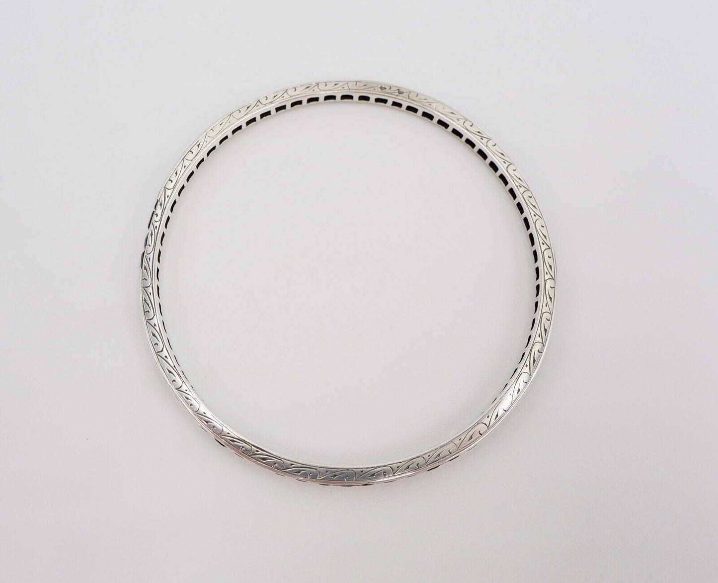 antikes florales Jugendstil Silber Armband Armreifen mit blauen Schmucksteinen - Antikhandel-Stuttgart